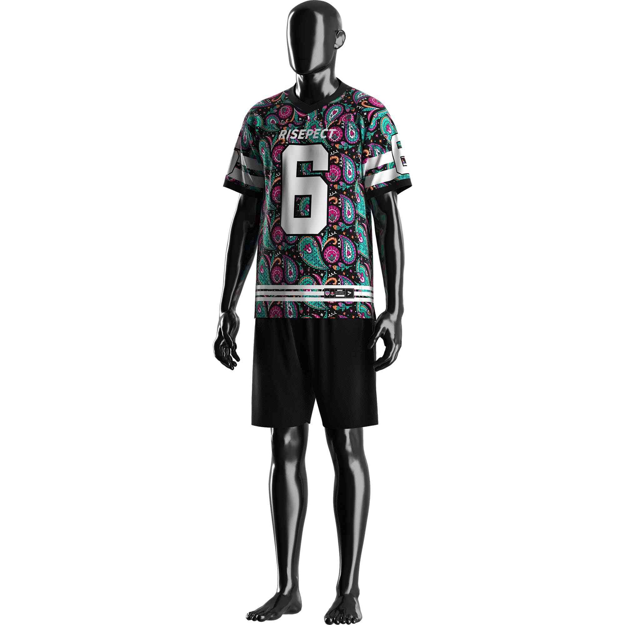 
                Retro Camouflage American Football Tops Custom USA Mesh Jerseys