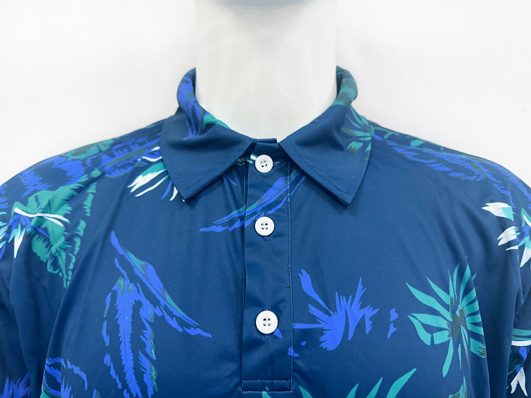 Collar designs "Wear Online Hawaiian T Beach Shirts For Men" front view