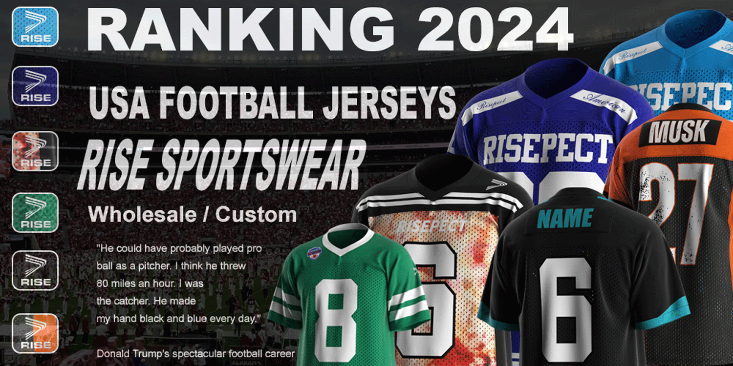 Ranking 2024 USA football jerseys Rise Sportswear - WHOLESALE/CUSTOM: Donald Trump's spectacular football career