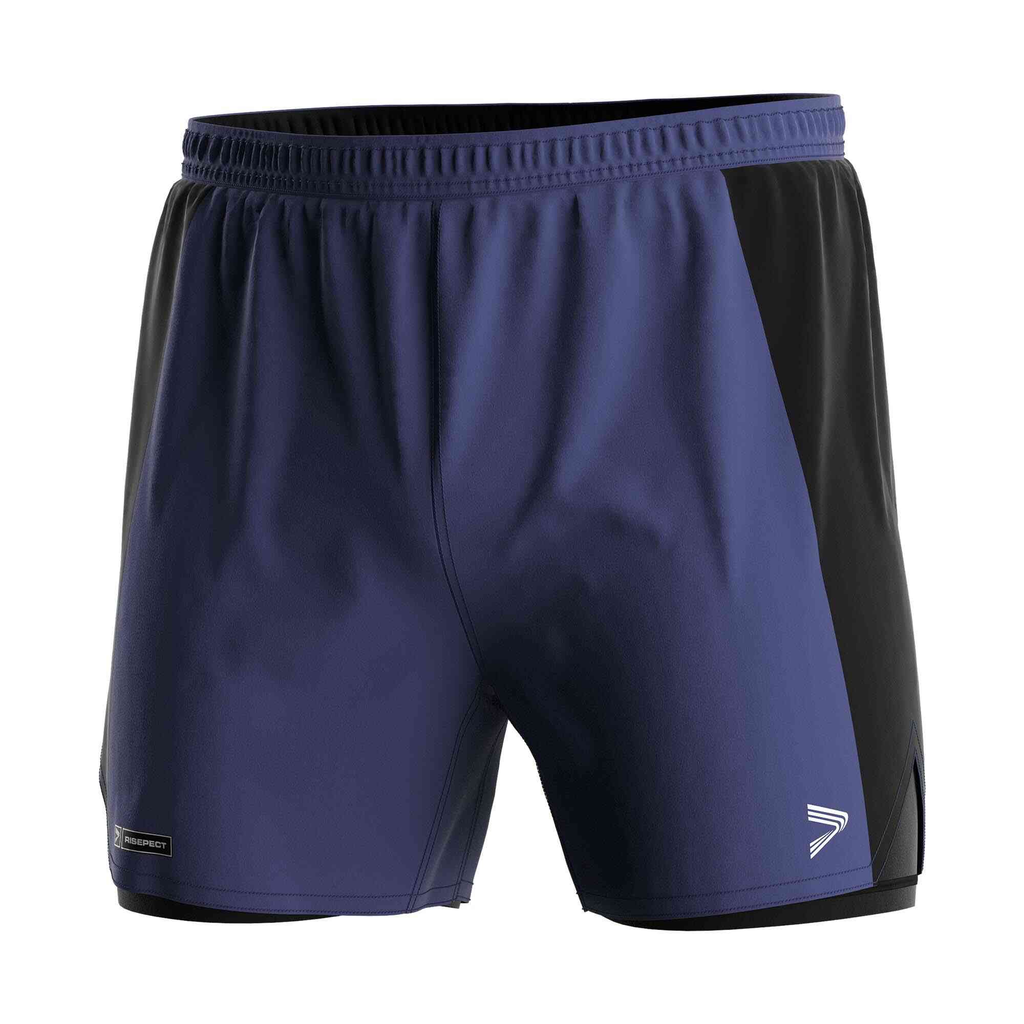
                2024 Training double shorts purple with body-hugging lining wholesale