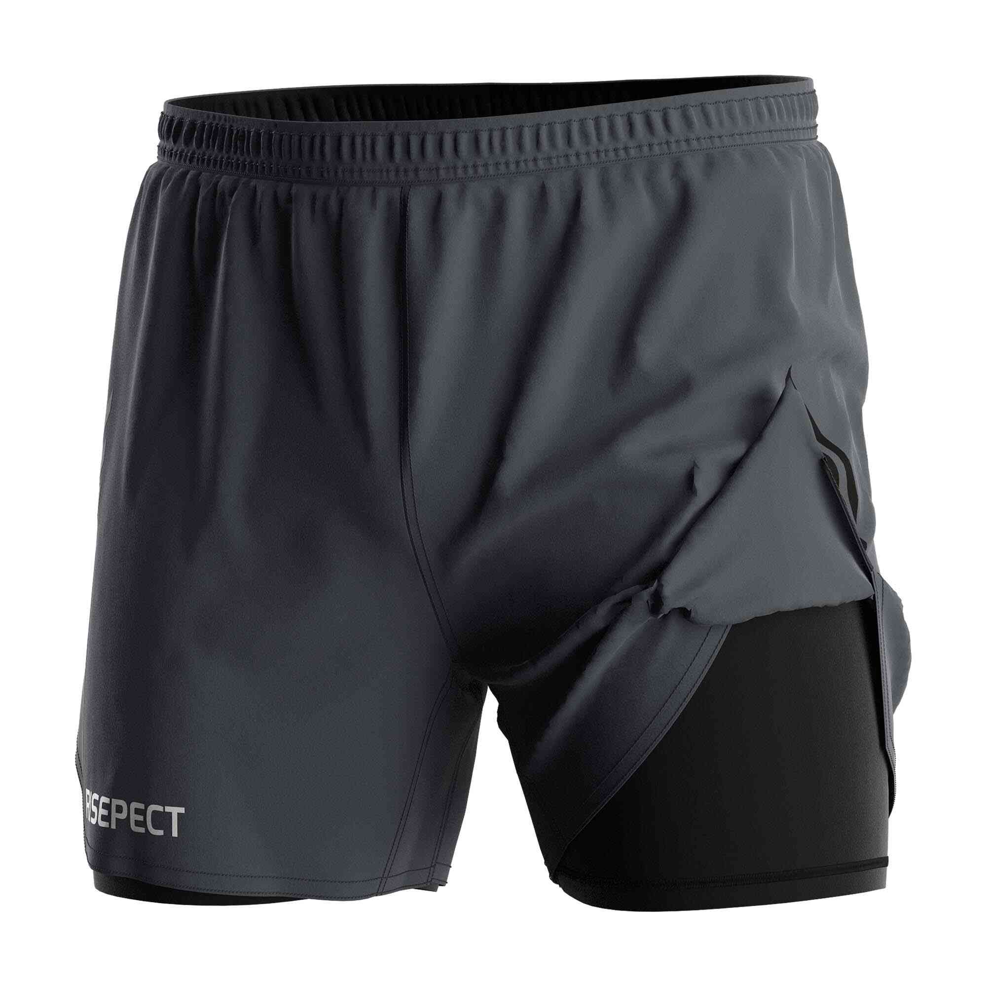 
                Wholesale hot training 2in1 shorts with black lining 2024
