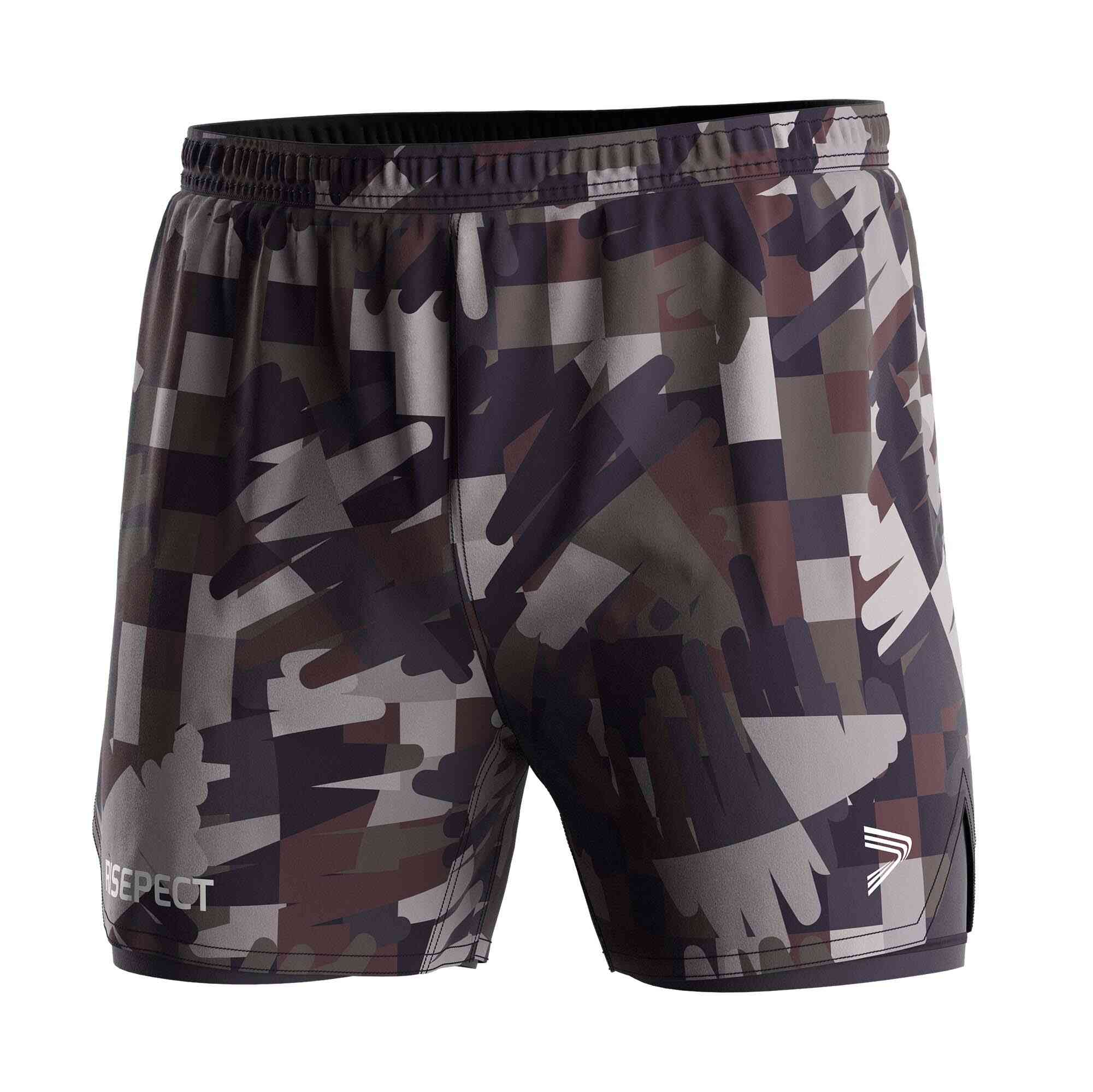 
                Risepect wholesale hot training 2in1 shorts camouflage 2024