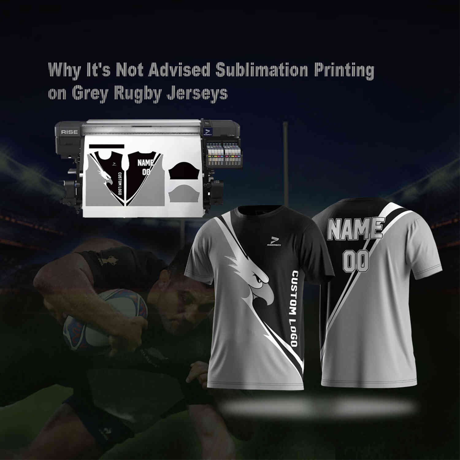 
                Why It's Not Advised Sublimation Printing on Grey Rugby Jerseys