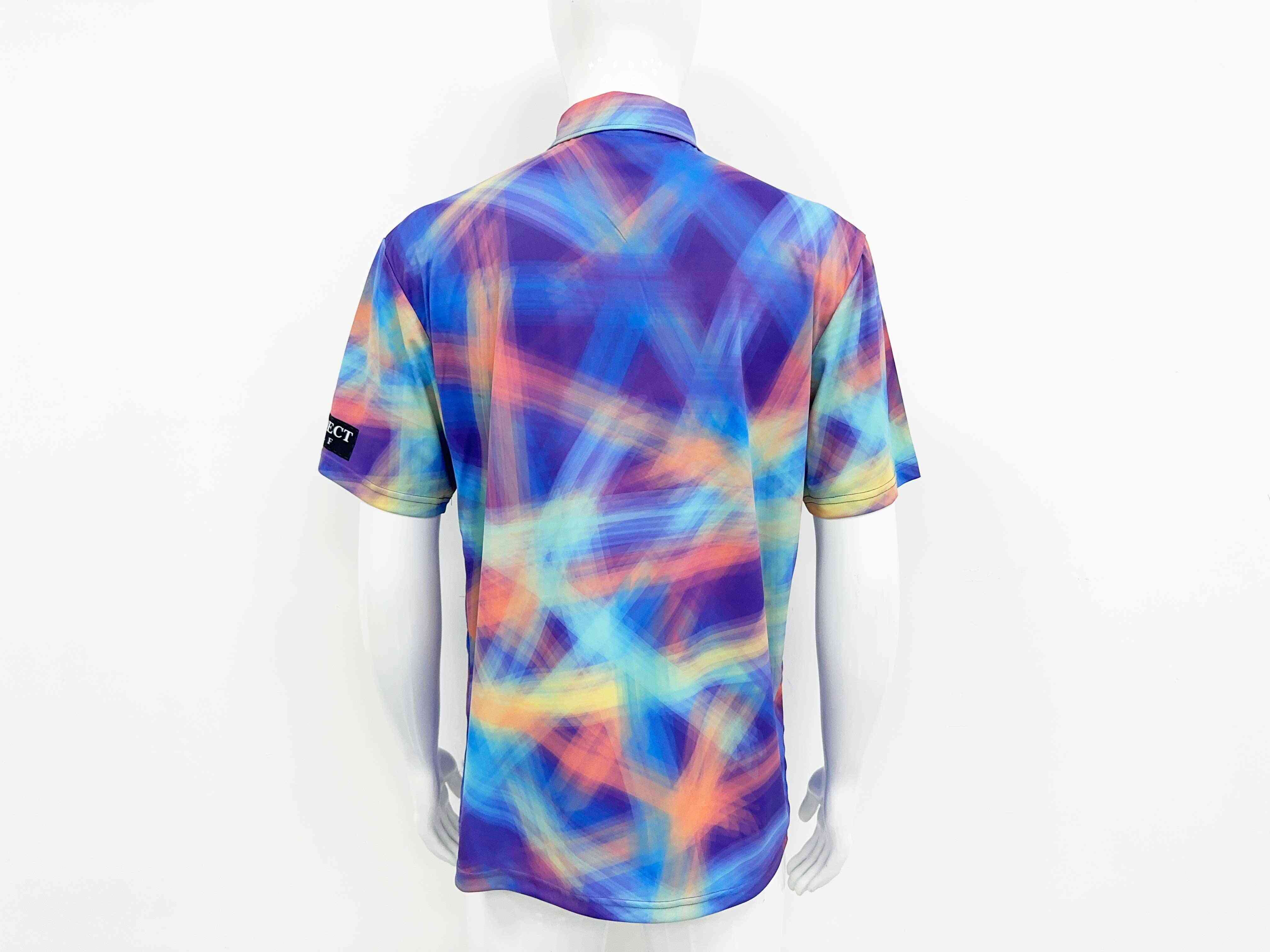 Zoom back view - Iridescent Golf T Shirts Boys T-Shirts Polo