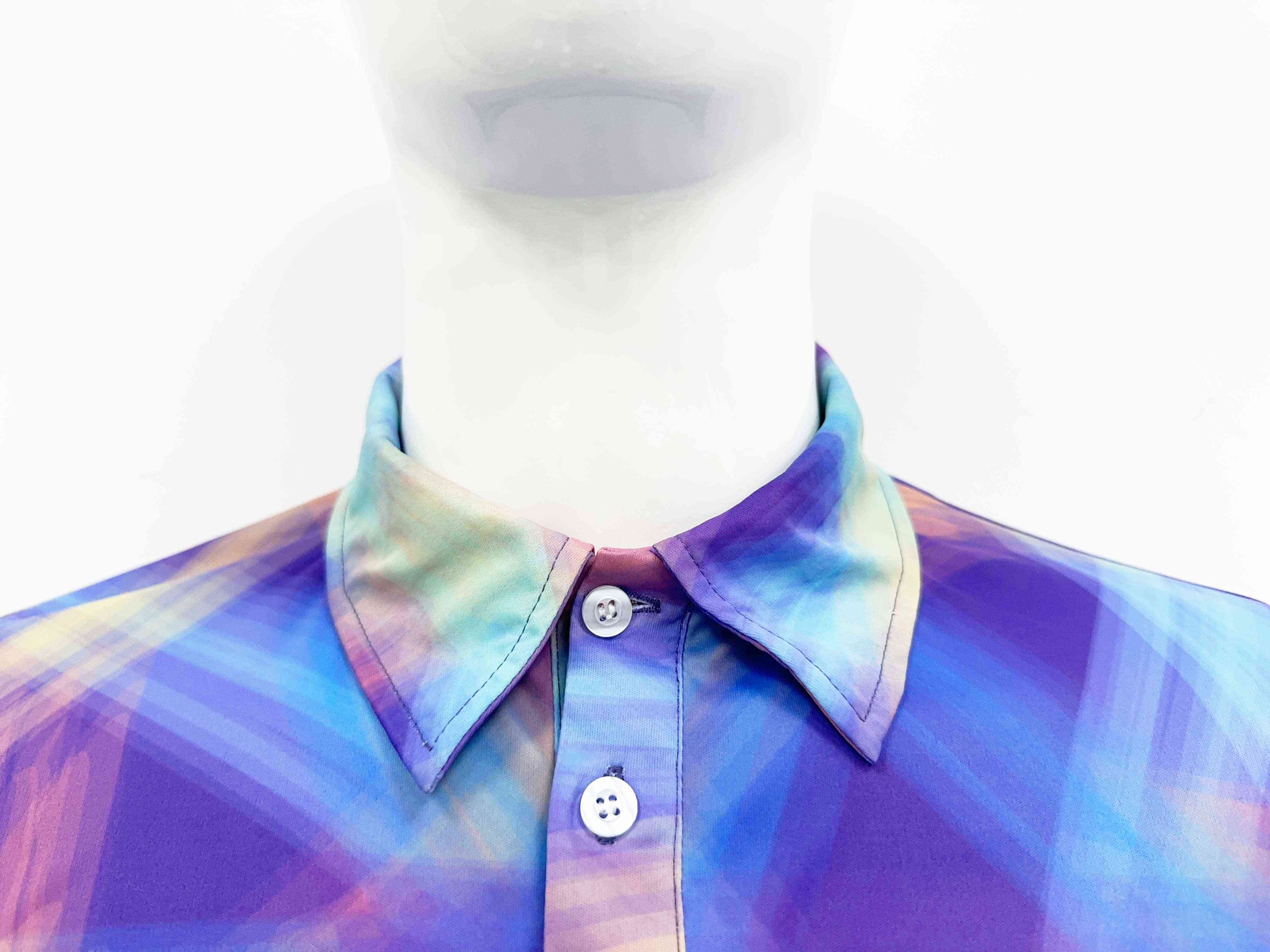 Collar designs - Iridescent Golf T Shirts Boys T-Shirts Polo