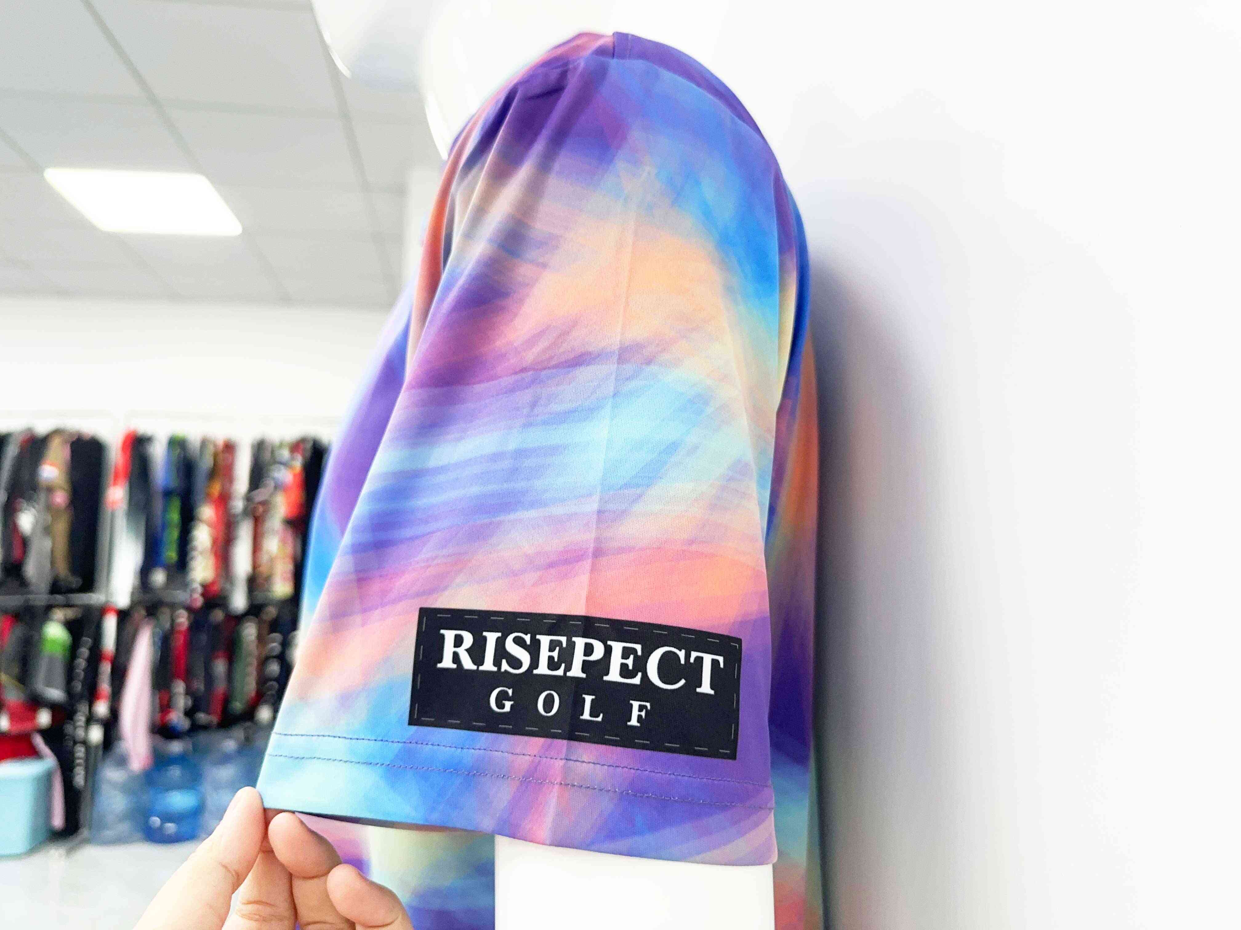 Sleeve logo design - Iridescent Golf T Shirts Boys T-Shirts Polo
