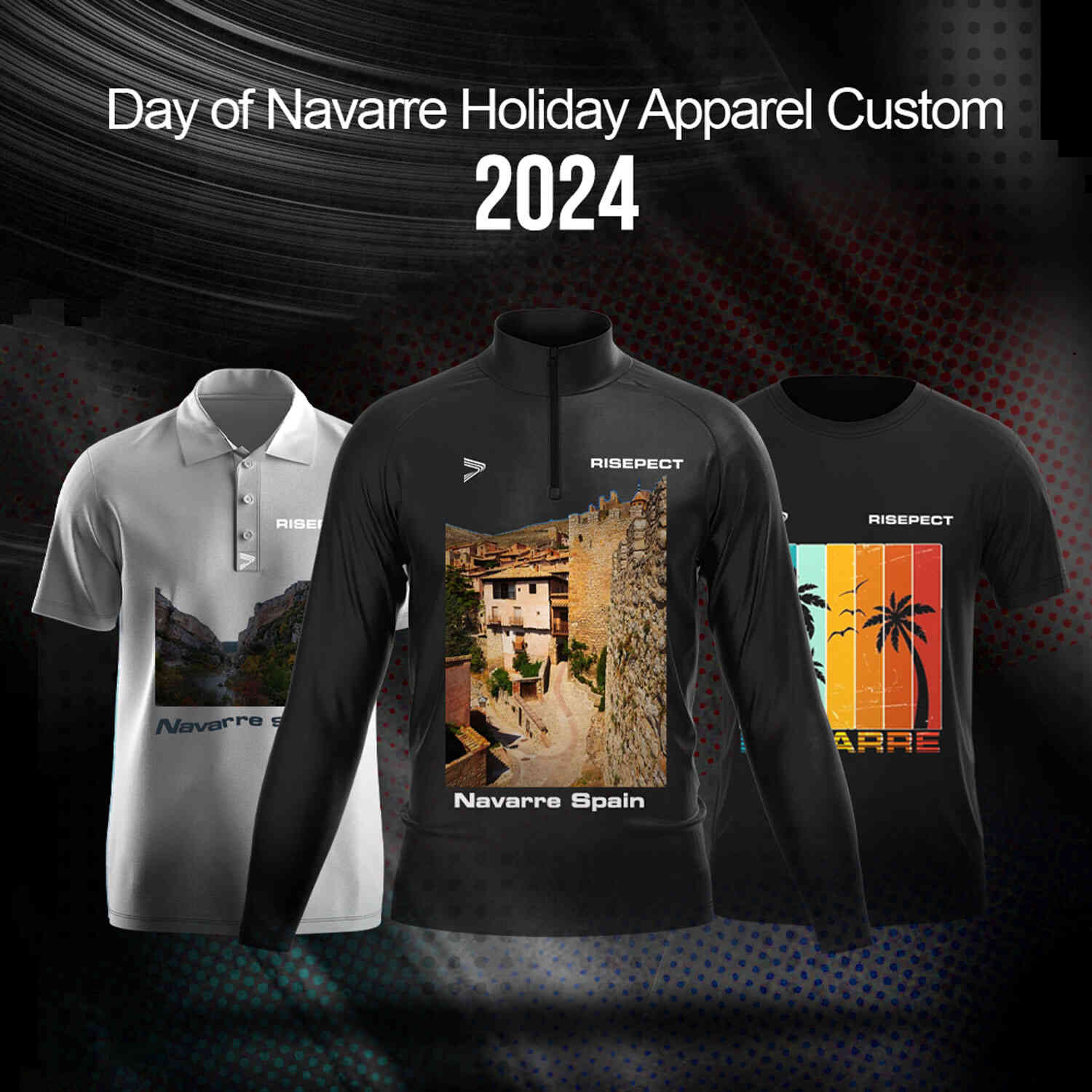 
                Day of Navarre Holiday Apparel Custom 2024