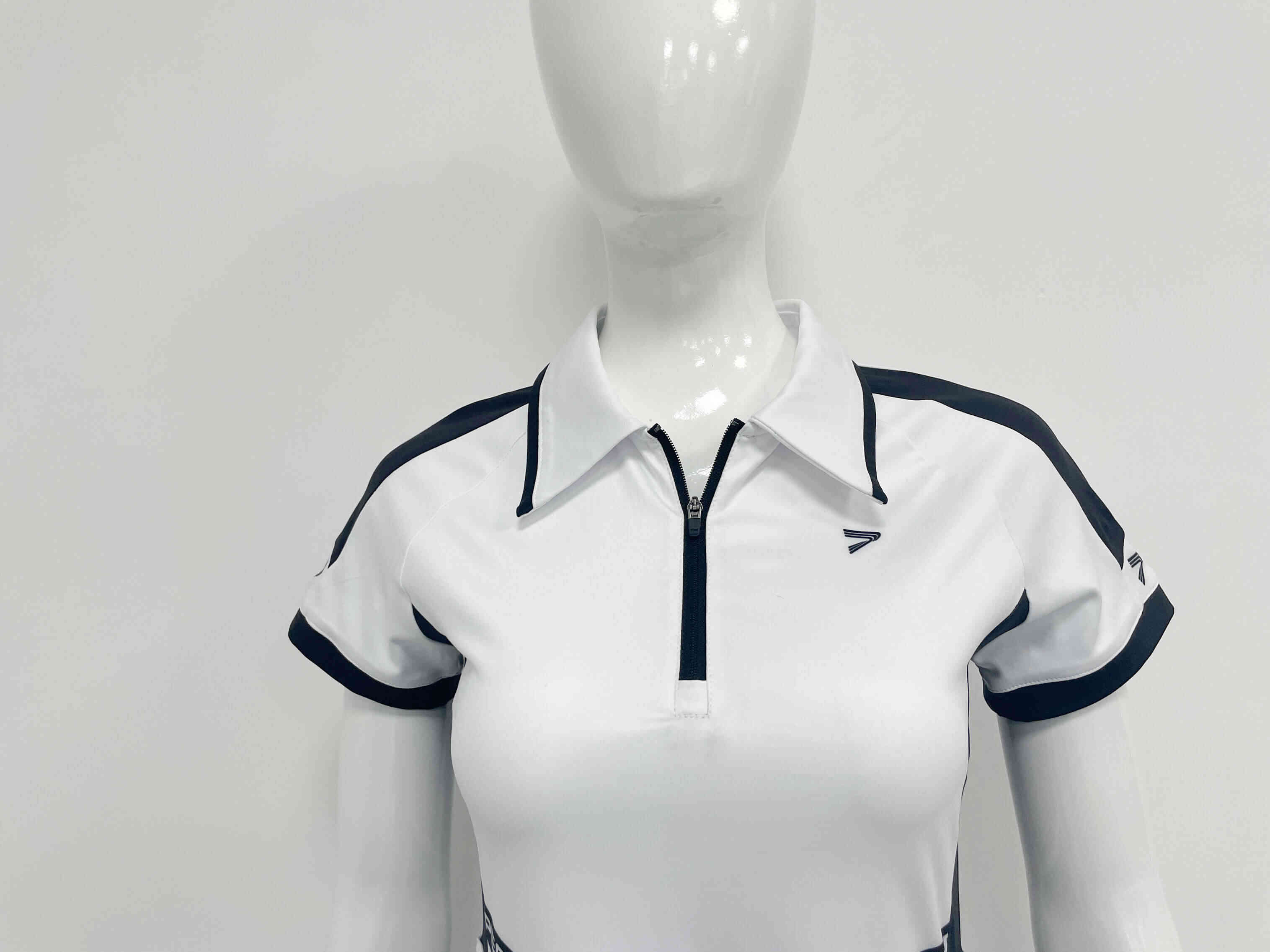 The collar design of RISEPECT golf dress white sports dress wholesale