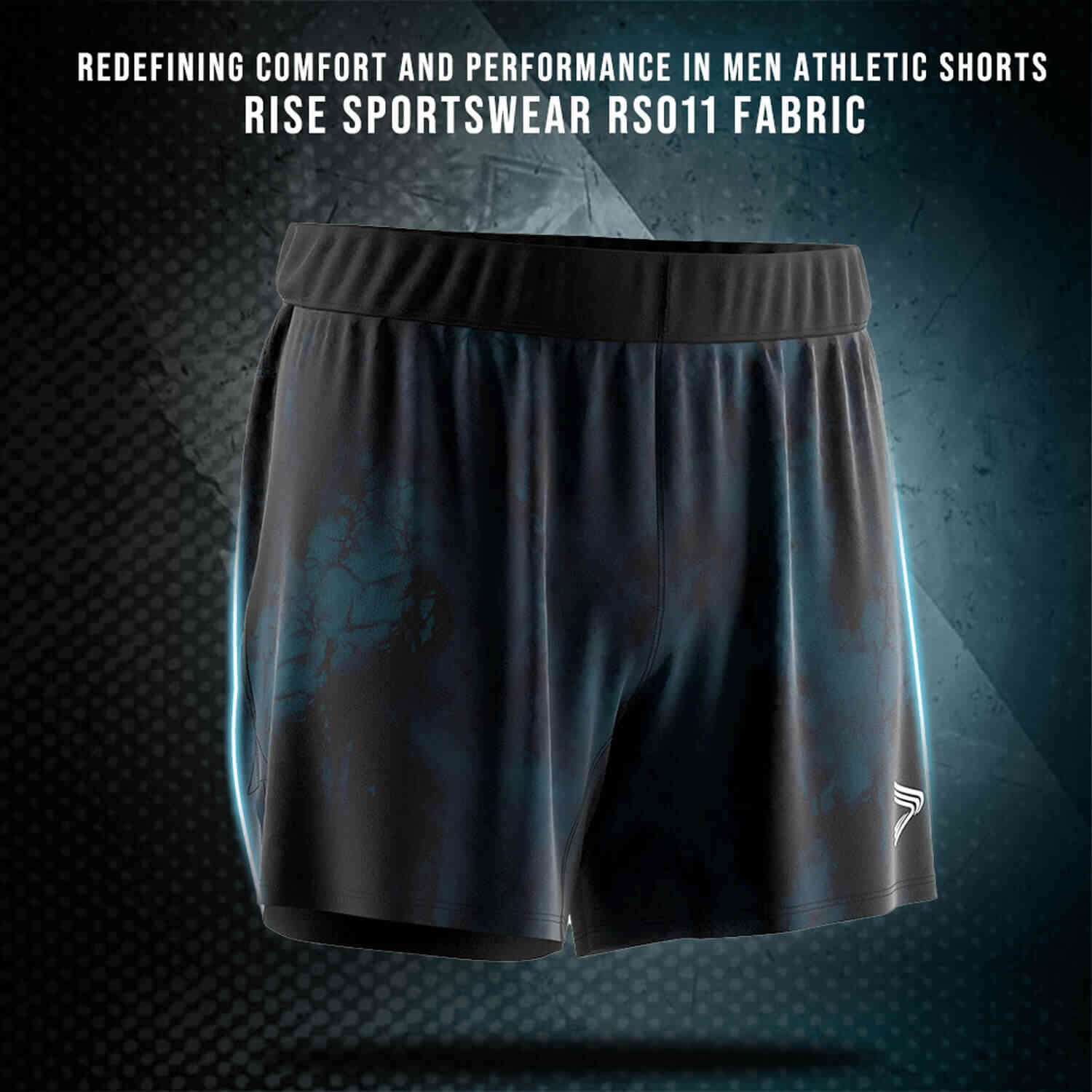 
                Rise Sportswear RS011 Fabric: Redefining Comfort and Performance in Men Athletic Shorts