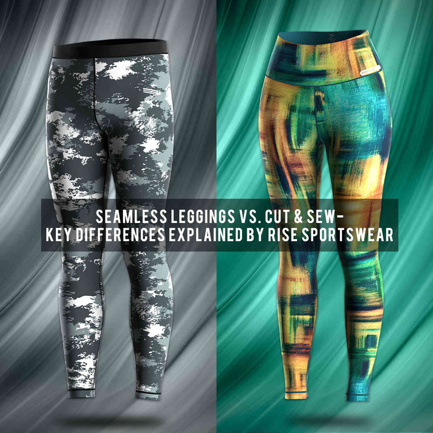 
                Seamless Leggings vs. Cut & Sew-Key Differences Explained by Rise Sportswear