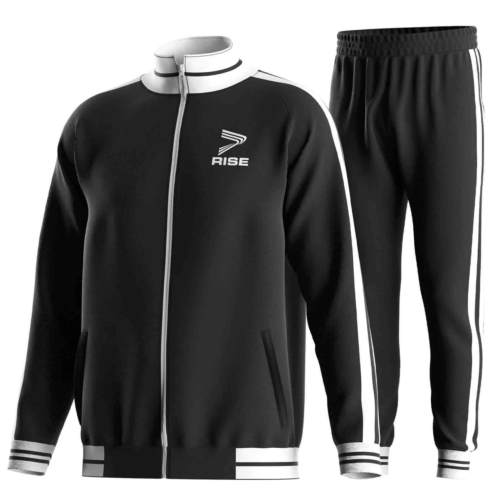 
                Custom Black Tracksuit Wholesale RISEPECT