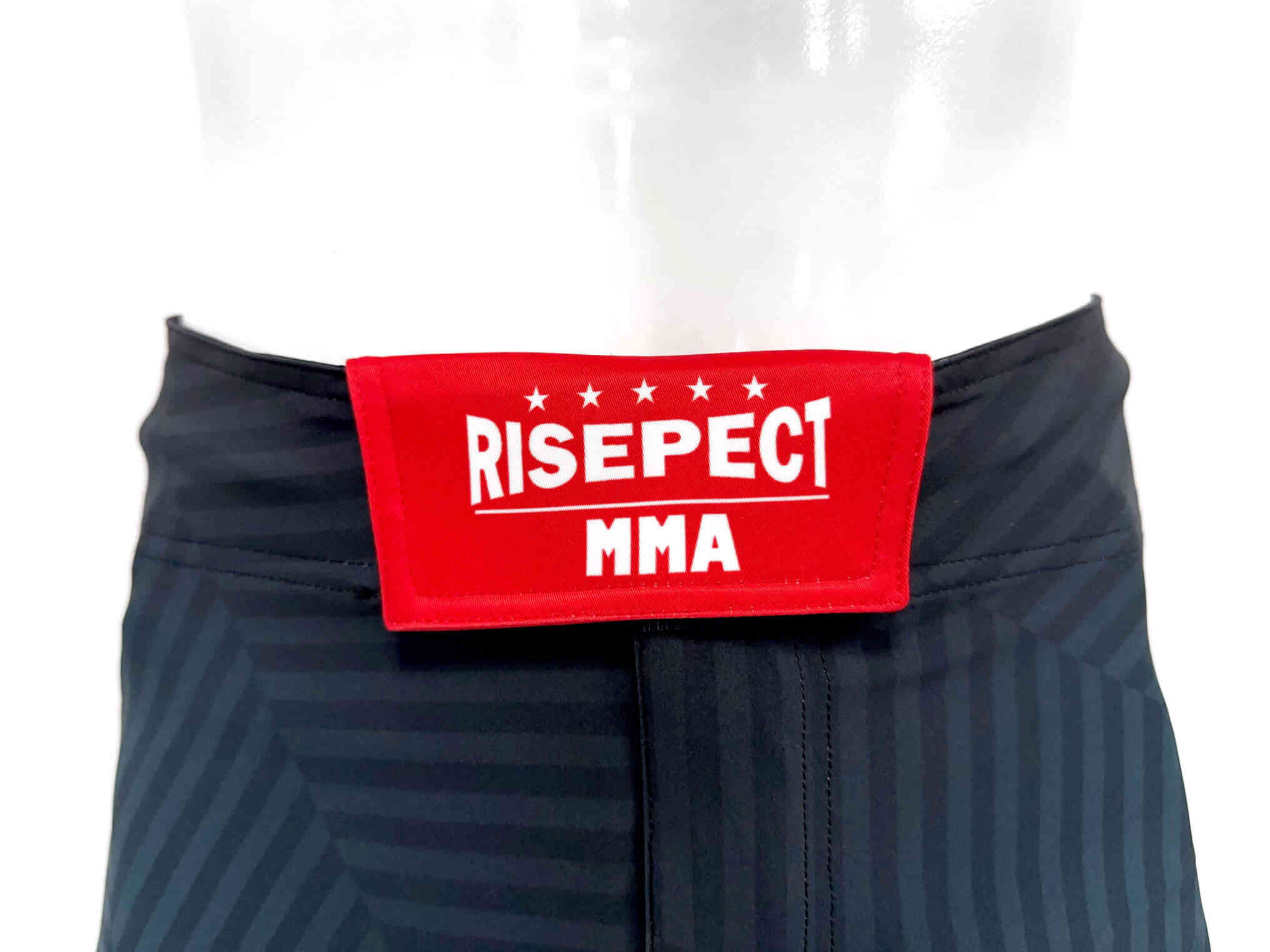 Waistbrand logo details - Fashion Navy Black Stripes Fight Shorts Boxing Classic Muay Thai Men MMA