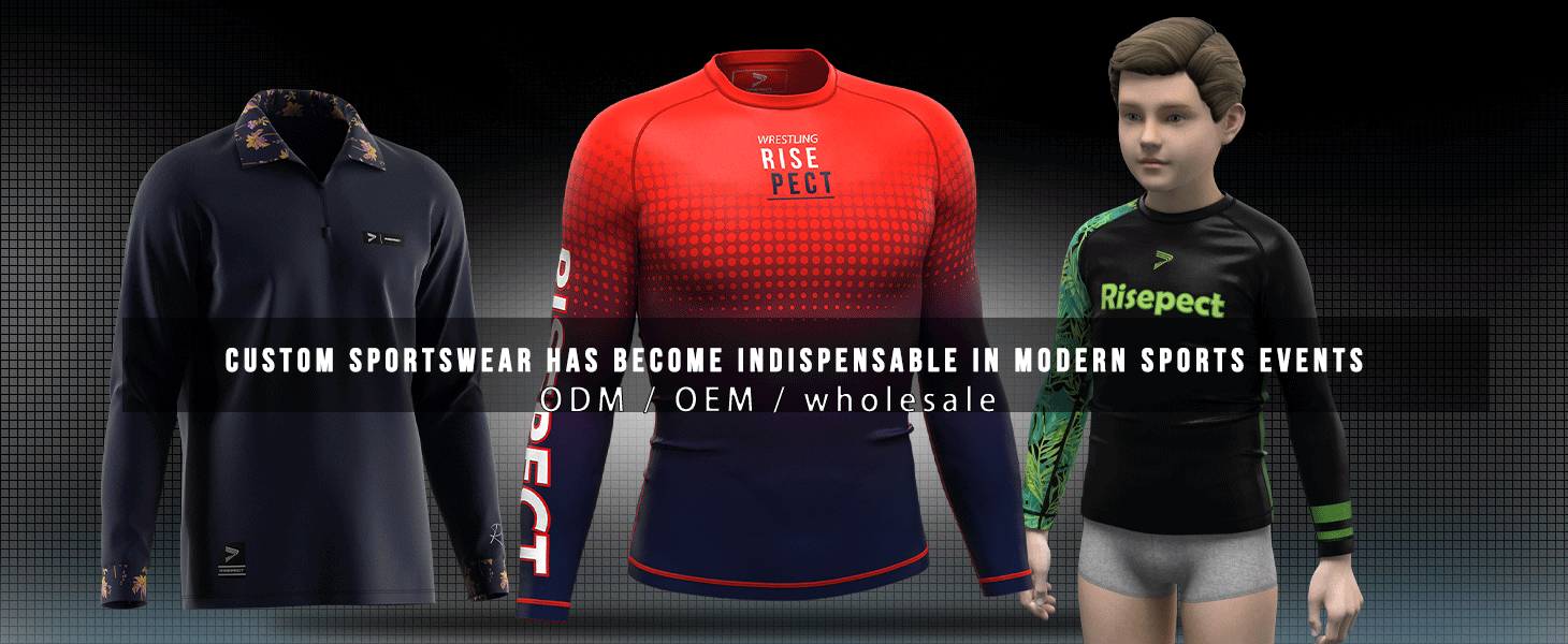 Custom team sportswear for golf MMA wrestling BJJ-The Role of Custom Sportswear in Sports Events