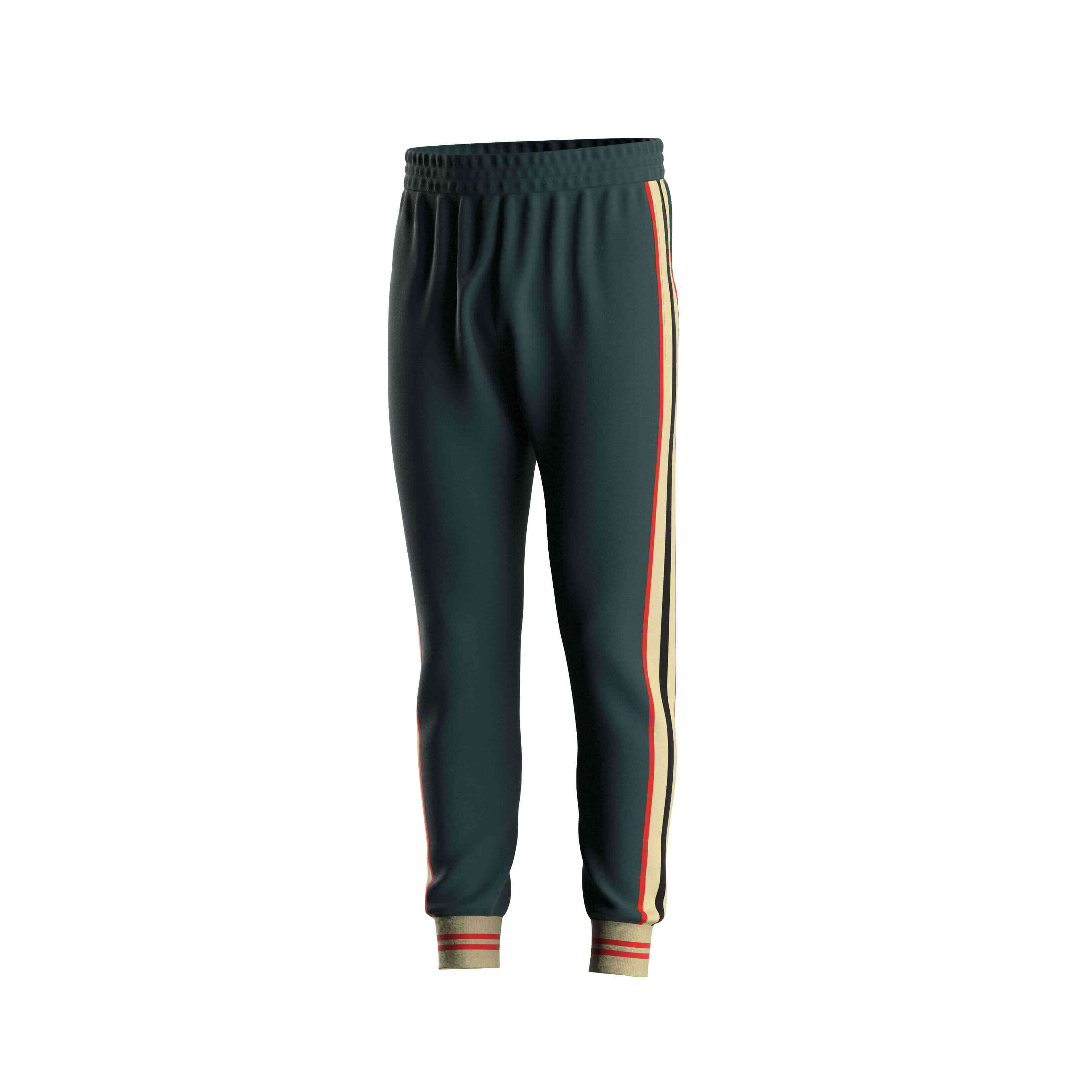 
                Custom Dark Green Track Pants Wholesale Sublimated Sportswear