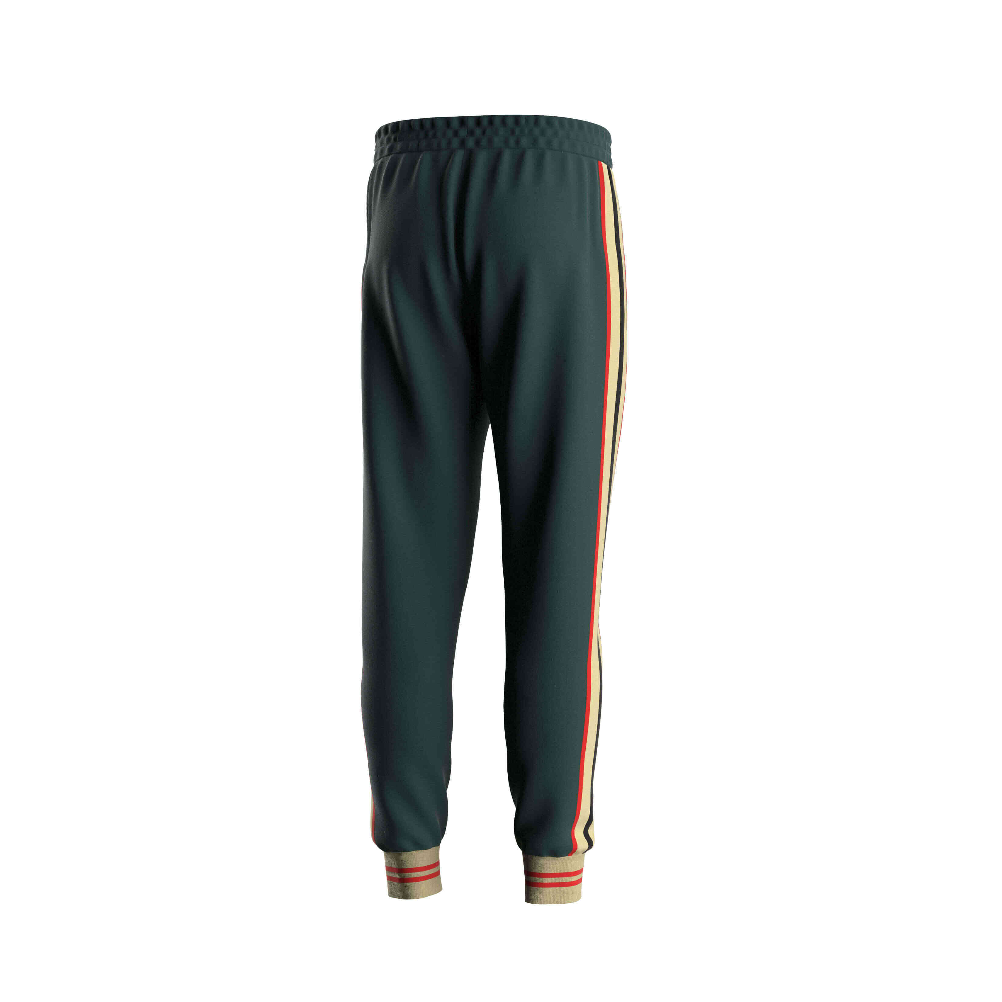 
                Custom Dark Green Track Pants Wholesale Sublimated Sportswear