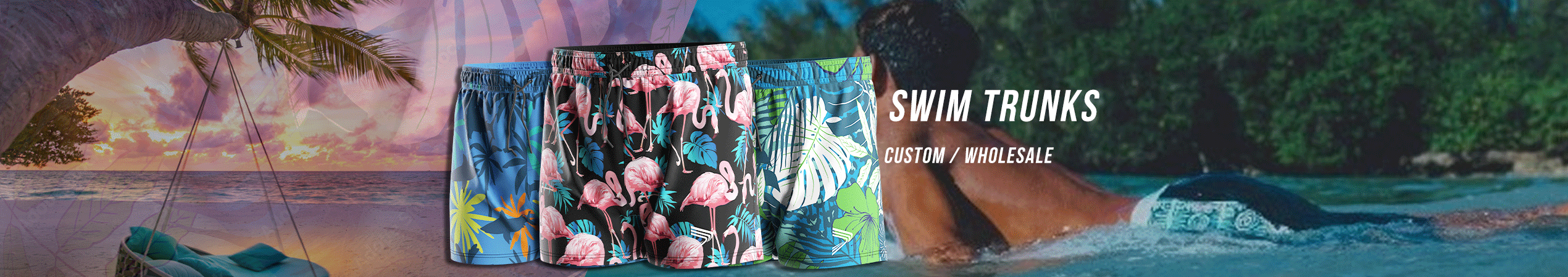 Swim Trunks Wholesale Custom