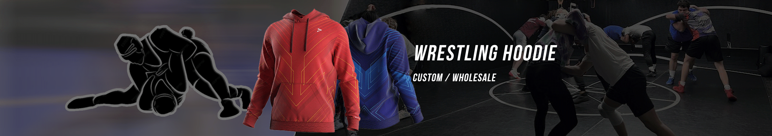 Wrestling Hoodie Custom Wholesale