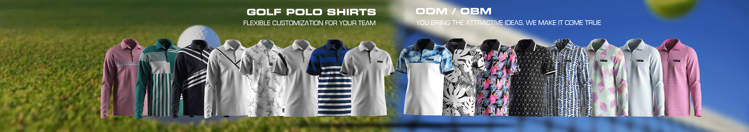 Golf Polo Shirts Custom Wholesale Supplier
