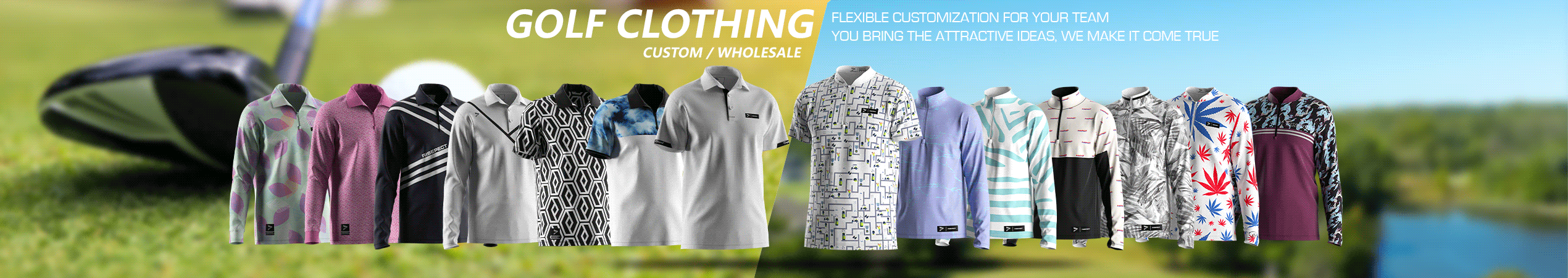Golf Clothing Custom Wholesale Supplier