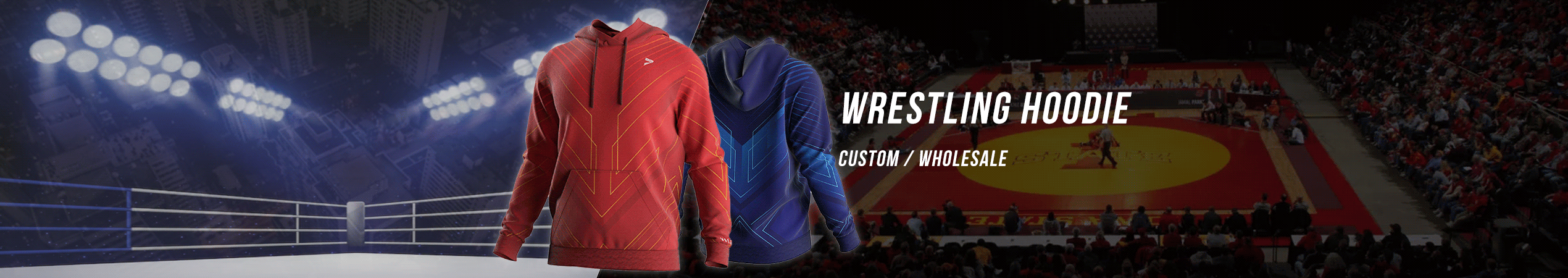 Wrestling Hoodie Custom Wholesale