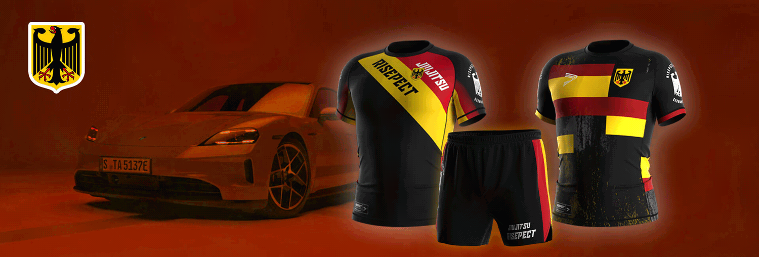 Germany BJJ Rash Guard and Shorts Manufacturer Black MMA Gear Wholesale
