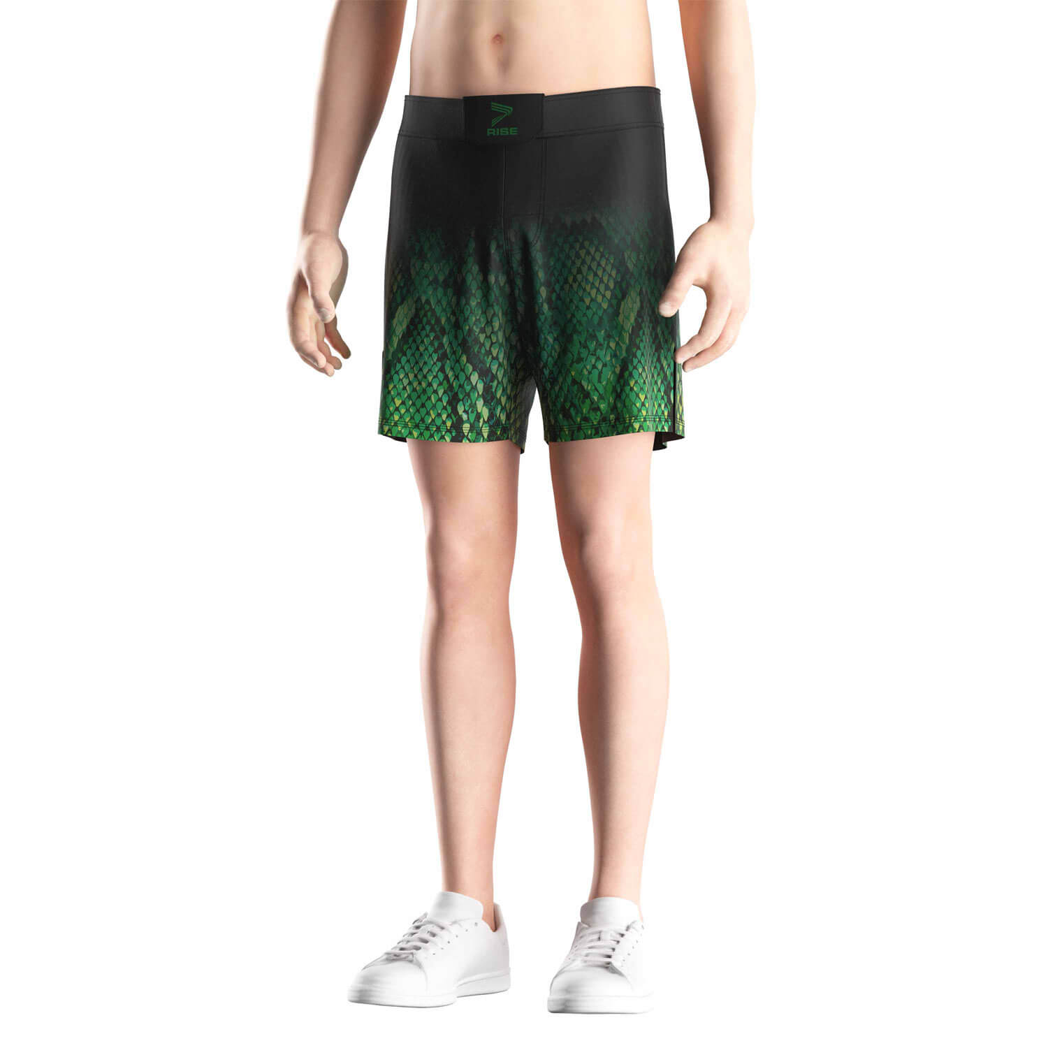 
                GREEN PYTHON BEAST SUBLIMATED MMA SHORTS