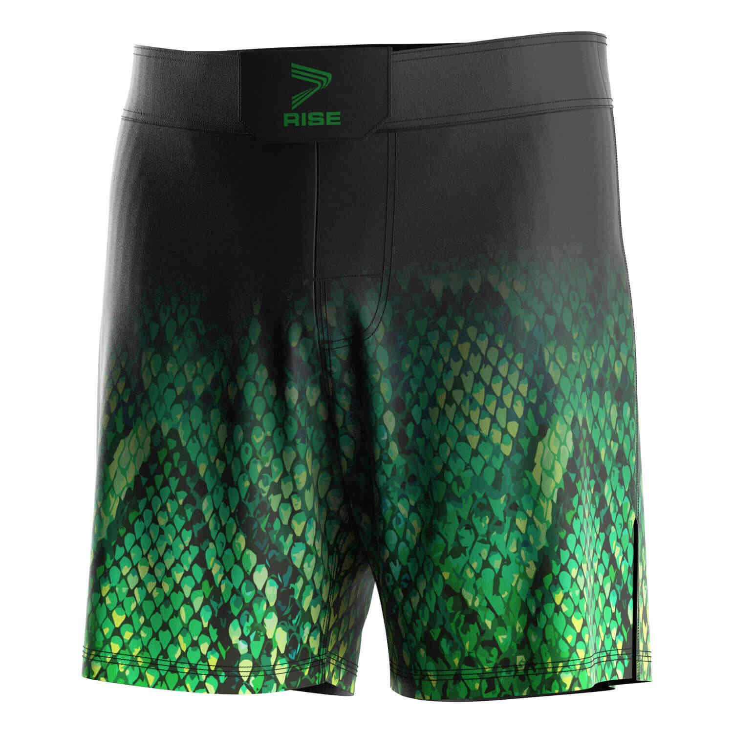 
                GREEN PYTHON BEAST SUBLIMATED MMA SHORTS