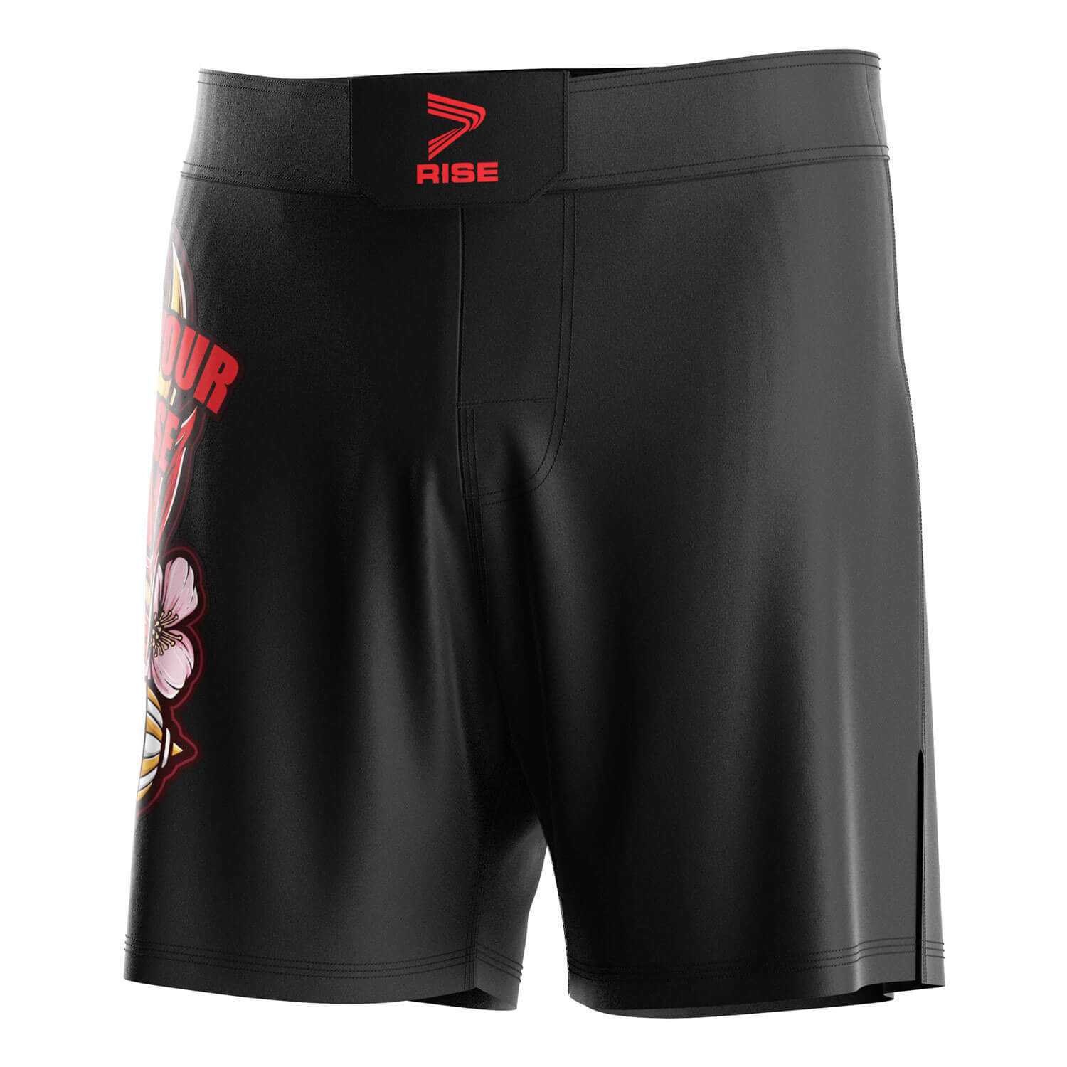 
                PRAJNA BLACK MMA NOGI JIUJITSU FIGHT SHORTS