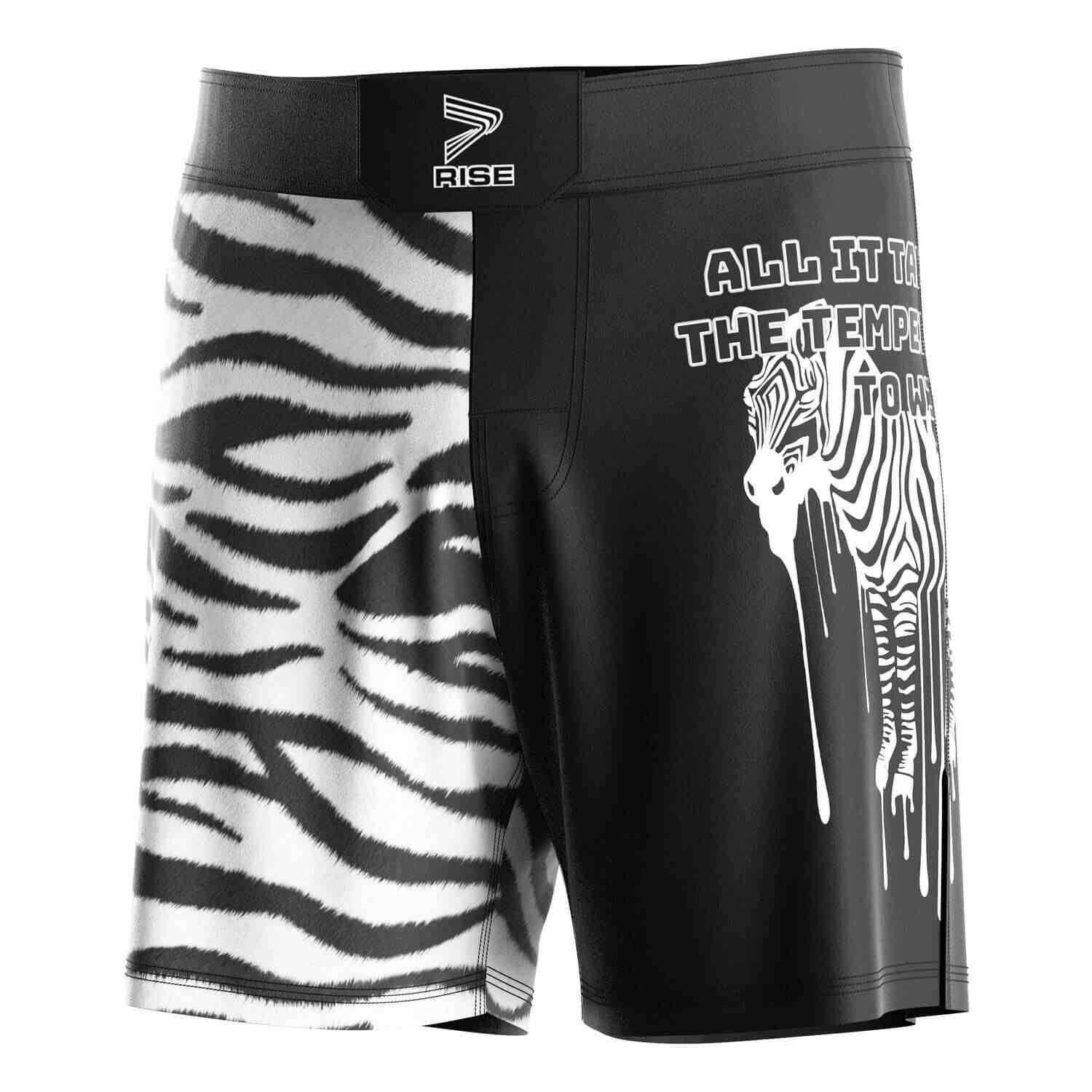 
                ZEBRA BEAST MARTIAL ARTS BJJ MMA TRANING FIGHT SHORTS