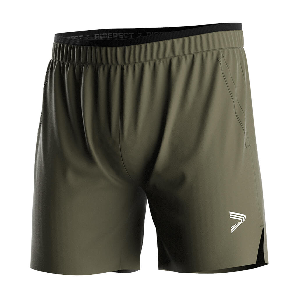 
                Army Green Training Shorts 2.0 Factory Custom BJJ Shorts Bulk