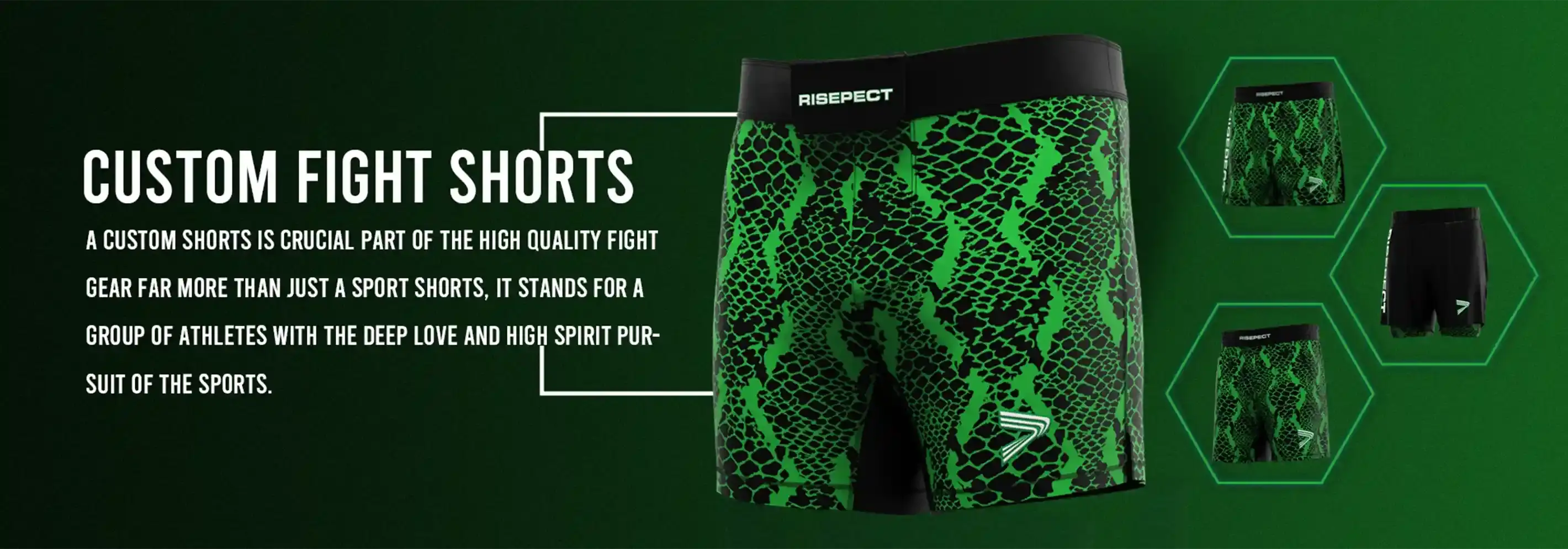 Sublimated BJJ MMA Shorts