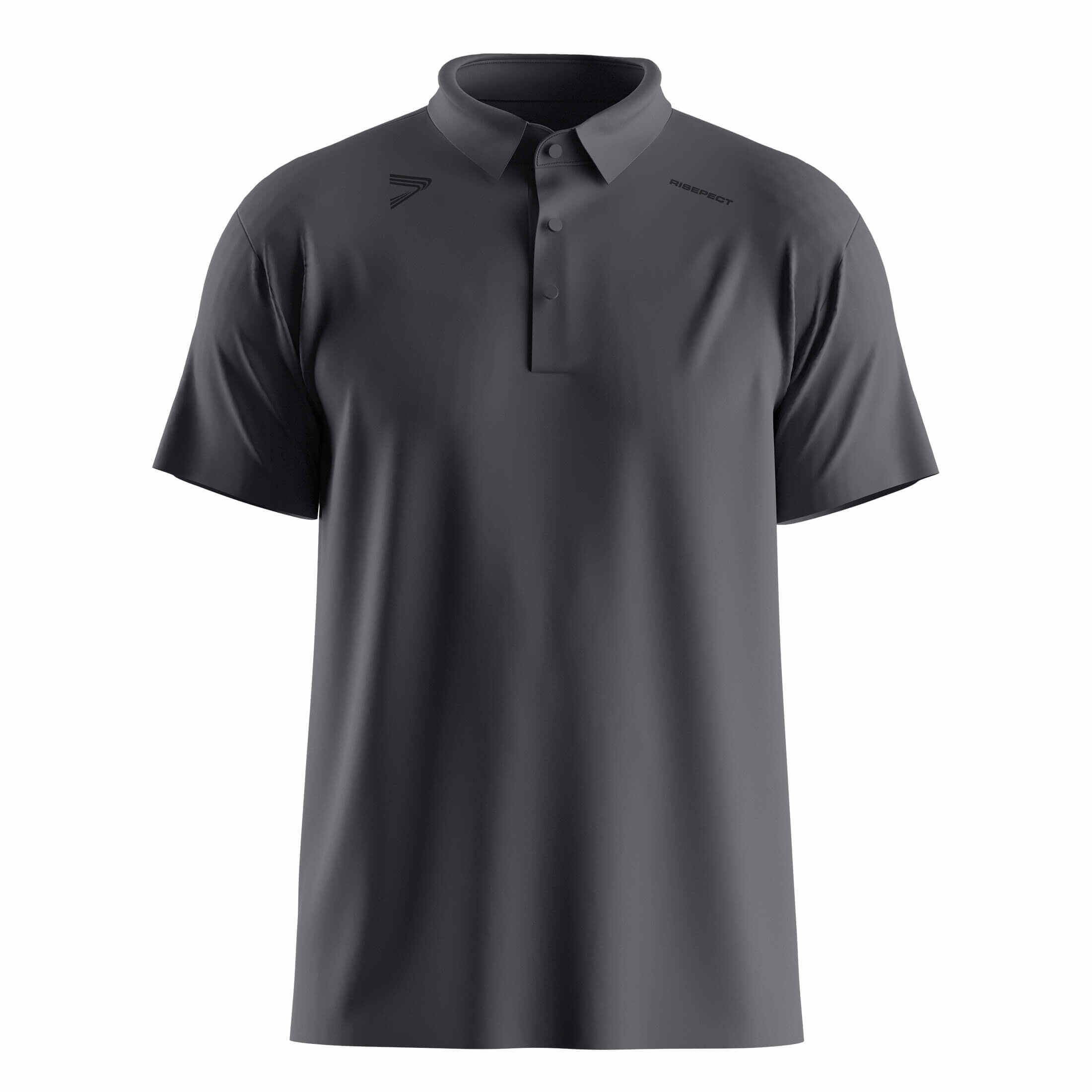 
                Charcoal Heat Glue Tech Golf Polo Shirt Short Sleeve B2B Wholesale