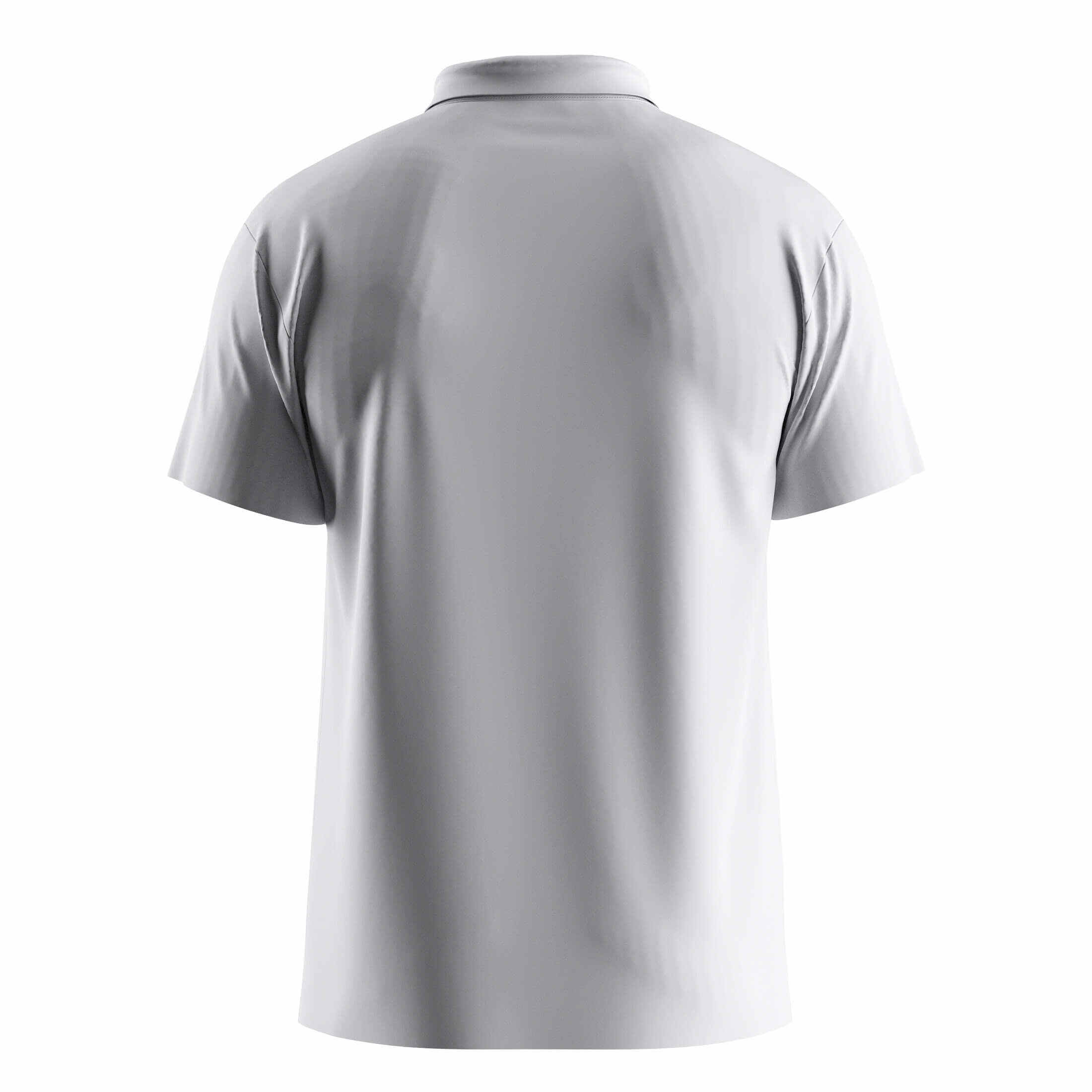 
                Silver Gray Heat Glue Tech Golf Polo 3-Button Short Sleeve Bulk Orders