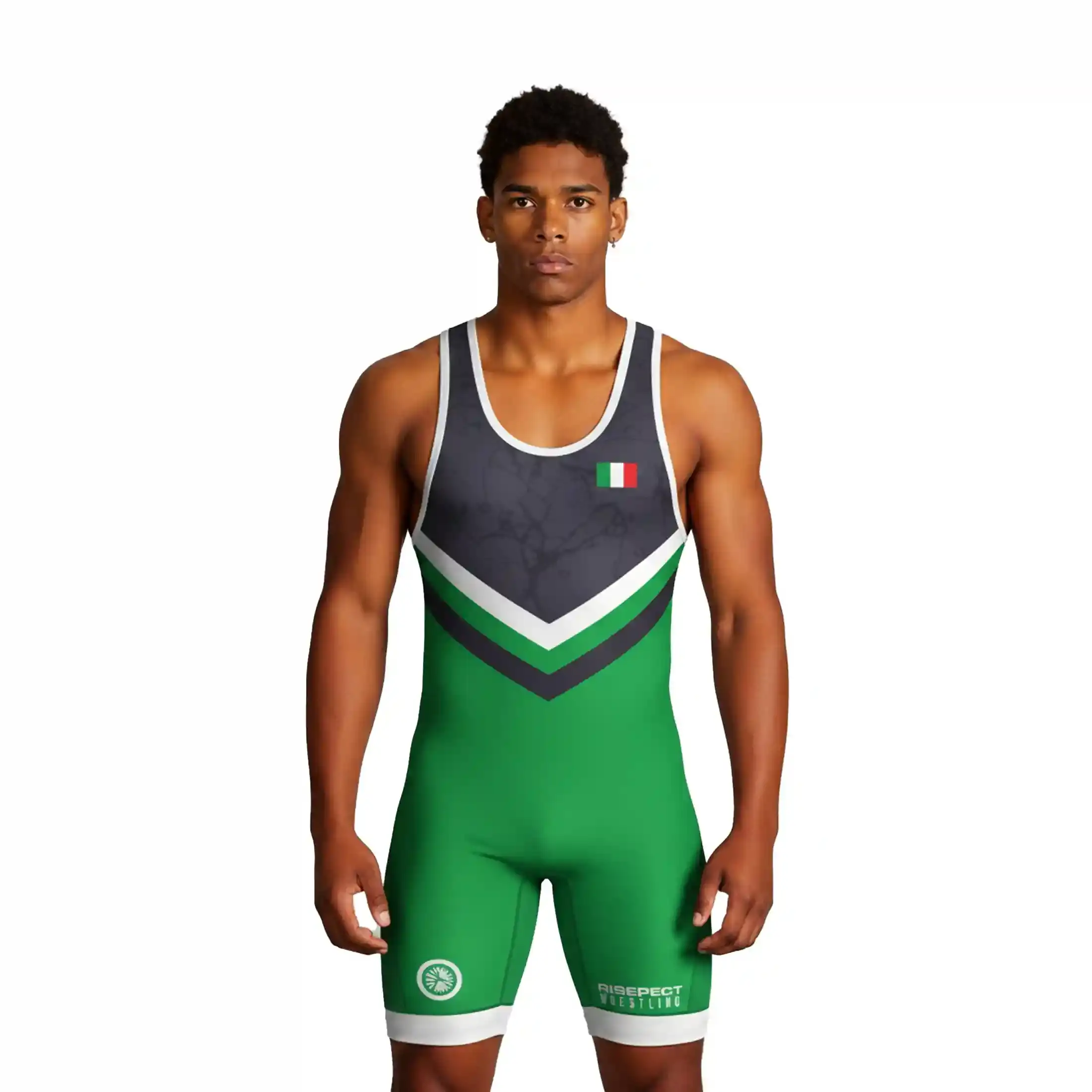 
                Italy Marble Pattern Wrestling Singlet Wholesale