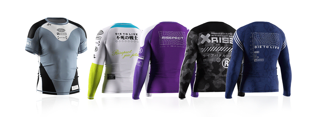 How to Choose the Right Multi-Logo and Text-Enhanced Rash Guard for Your Fight Brand - Short-sleeved & long-sleeved rash guard: Unlimited full-sublimation printing allows for bold, multi-logo and multi-text layouts without compromising visual appeal.