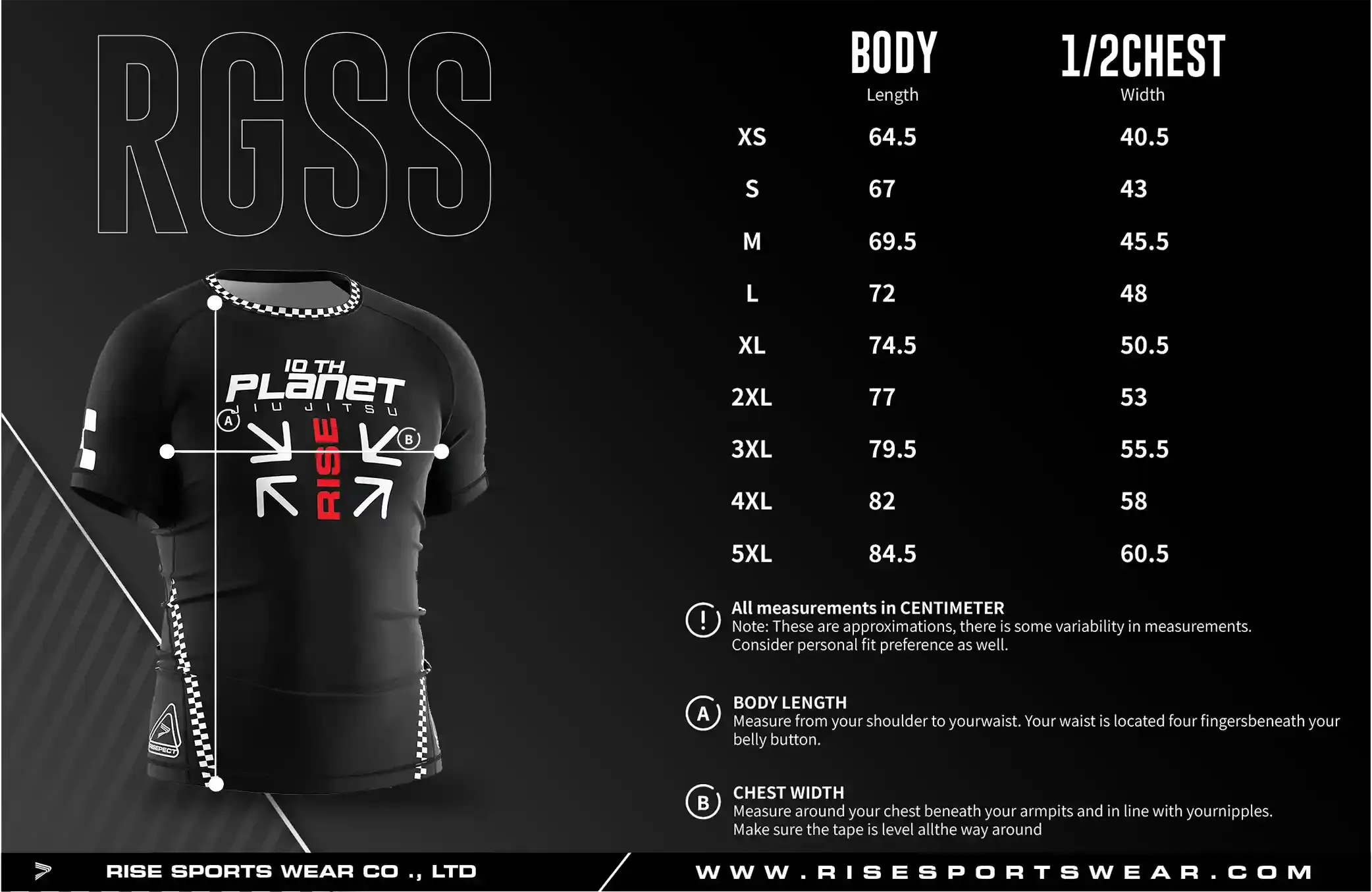 Men Size Chart
