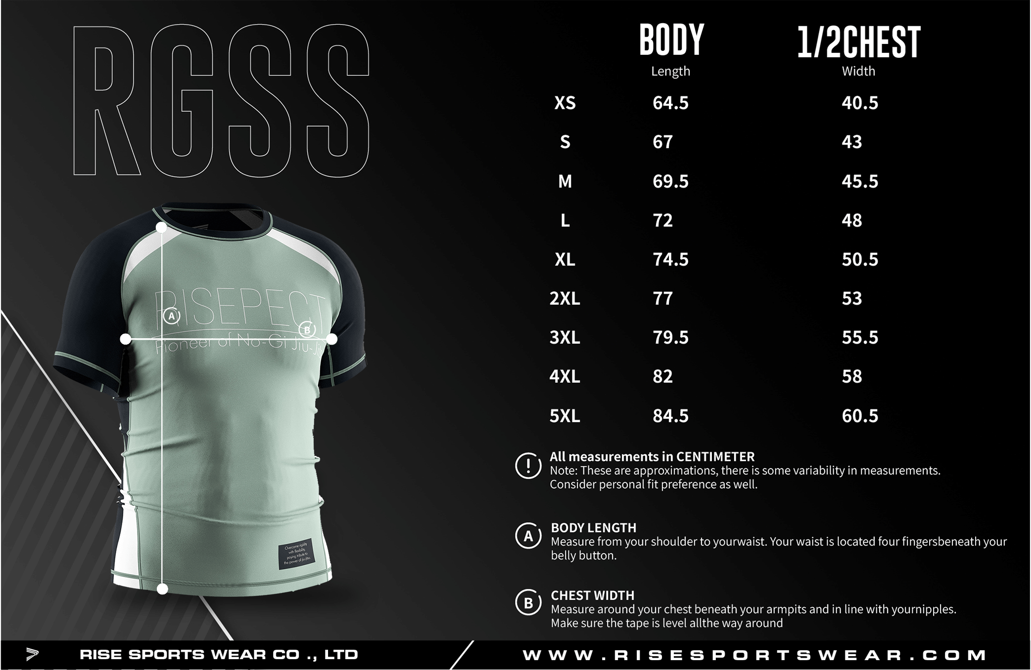 Men Size Chart