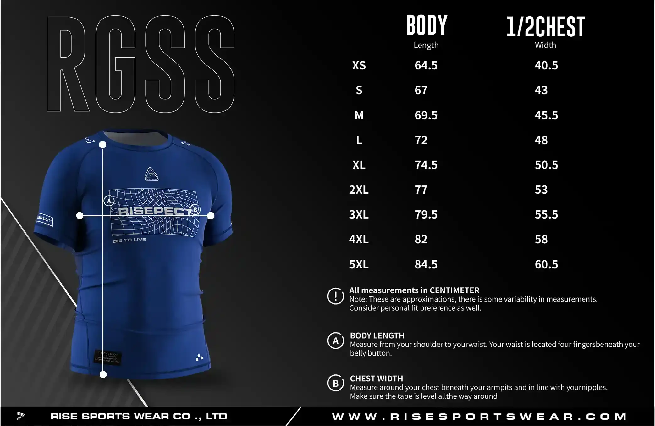 Men Size Chart