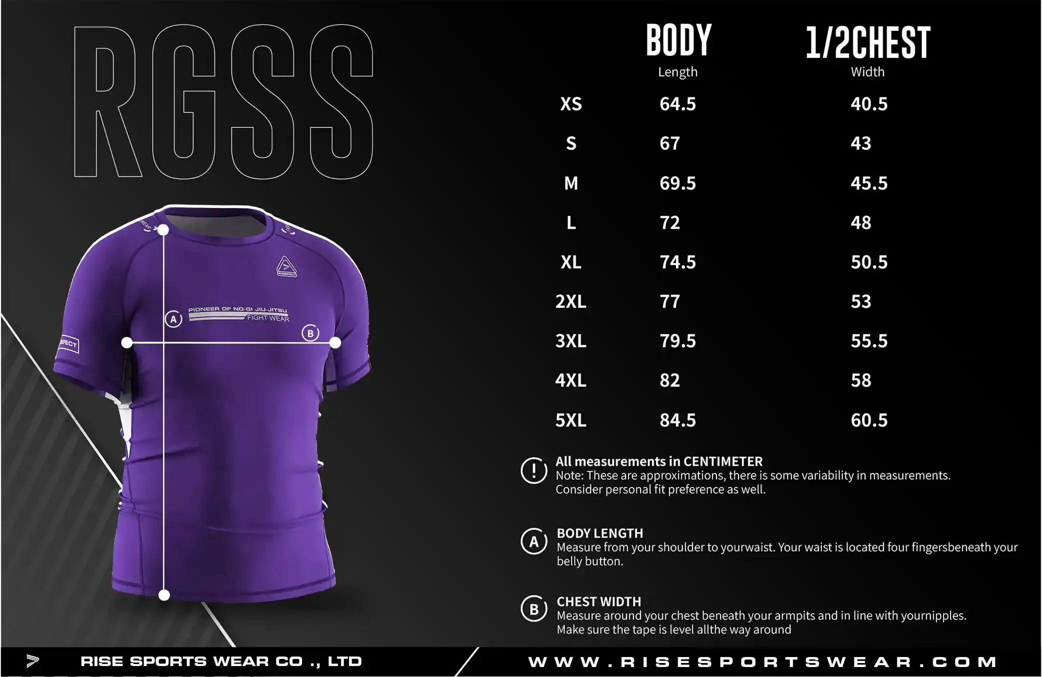 Men Size Chart