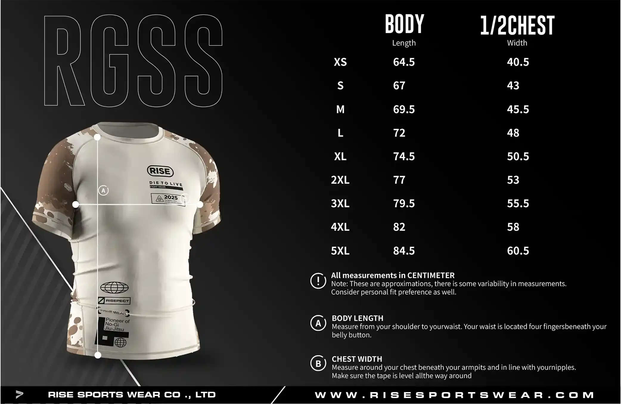 Men's Size Chart