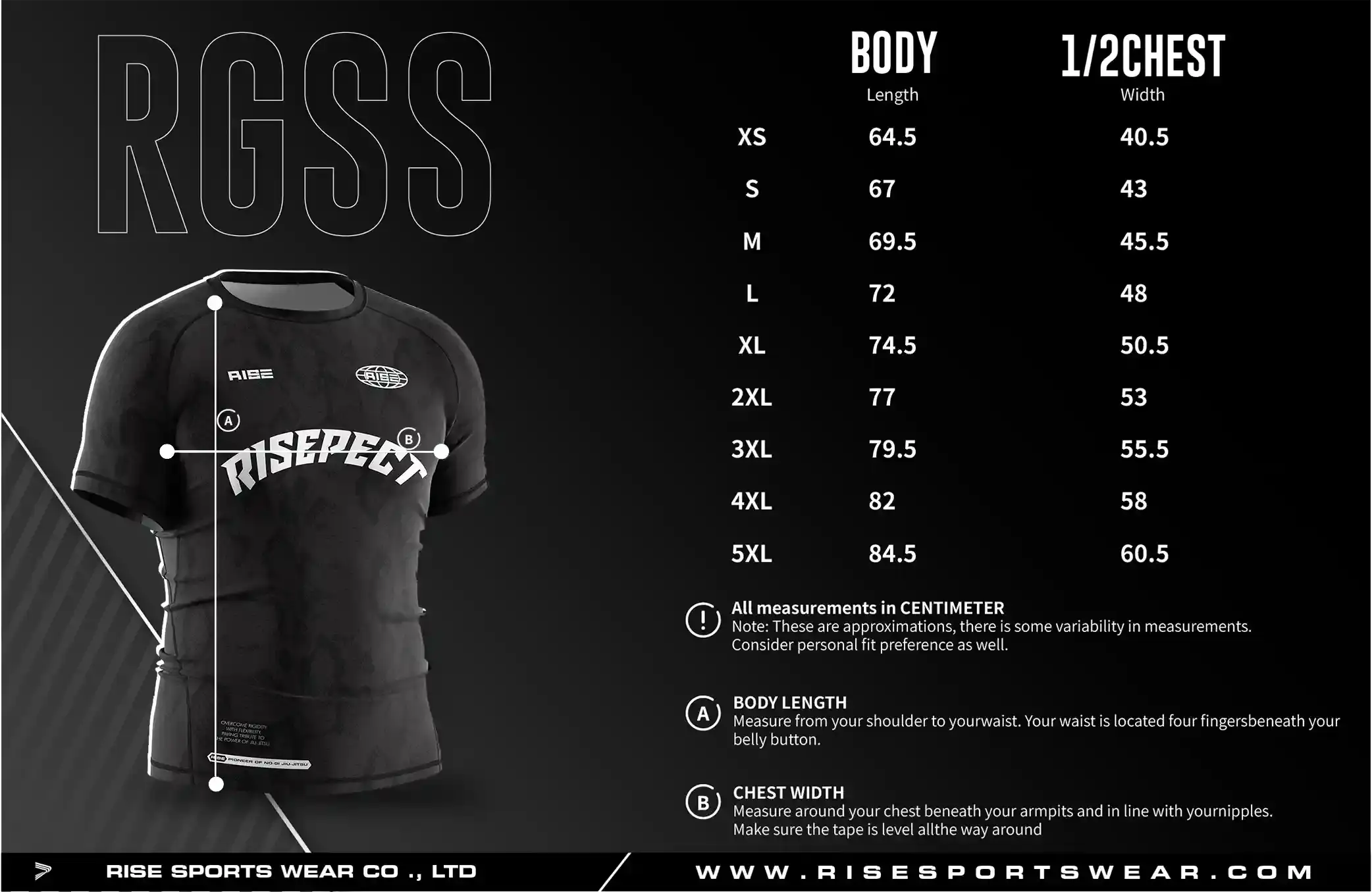 Men's Size Chart