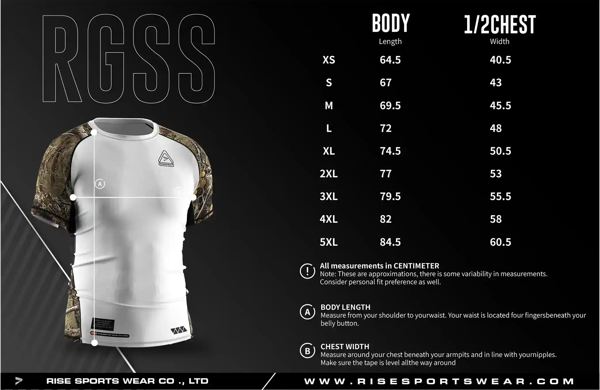 Men's Size Chart