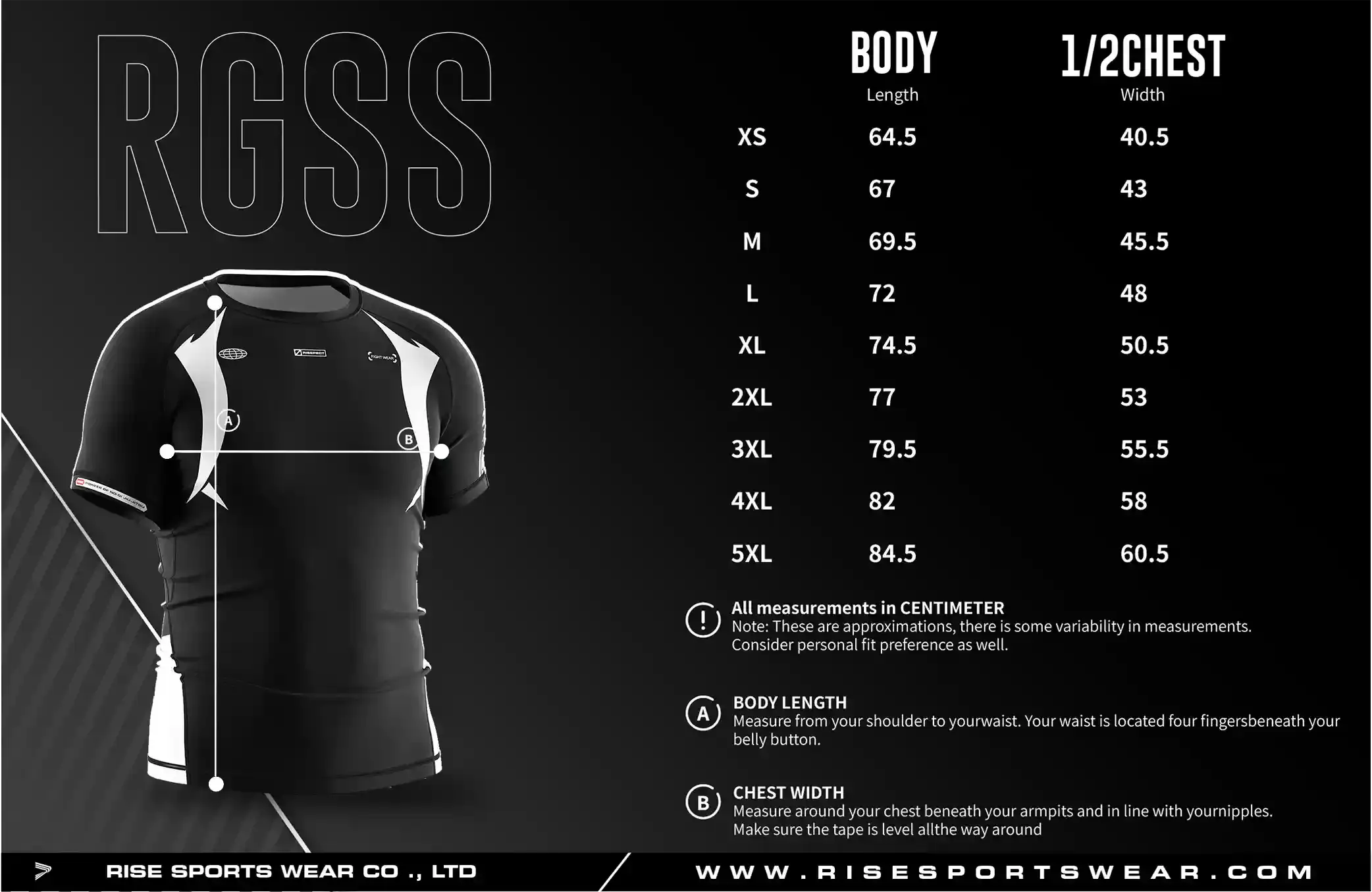 Men's Size Chart