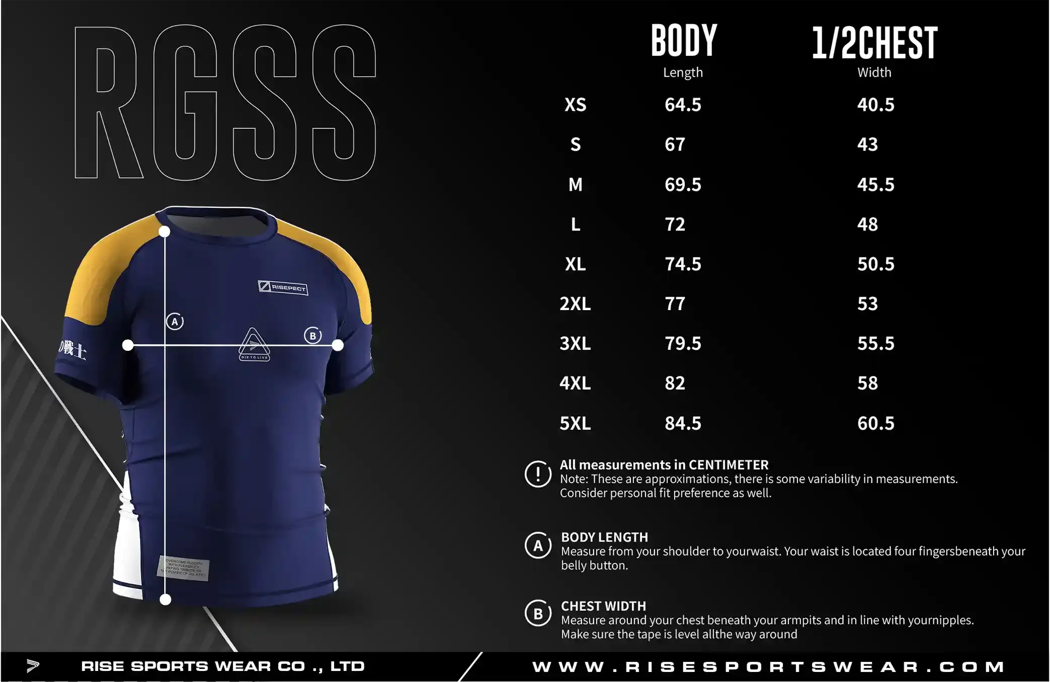 Men's Size Chart
