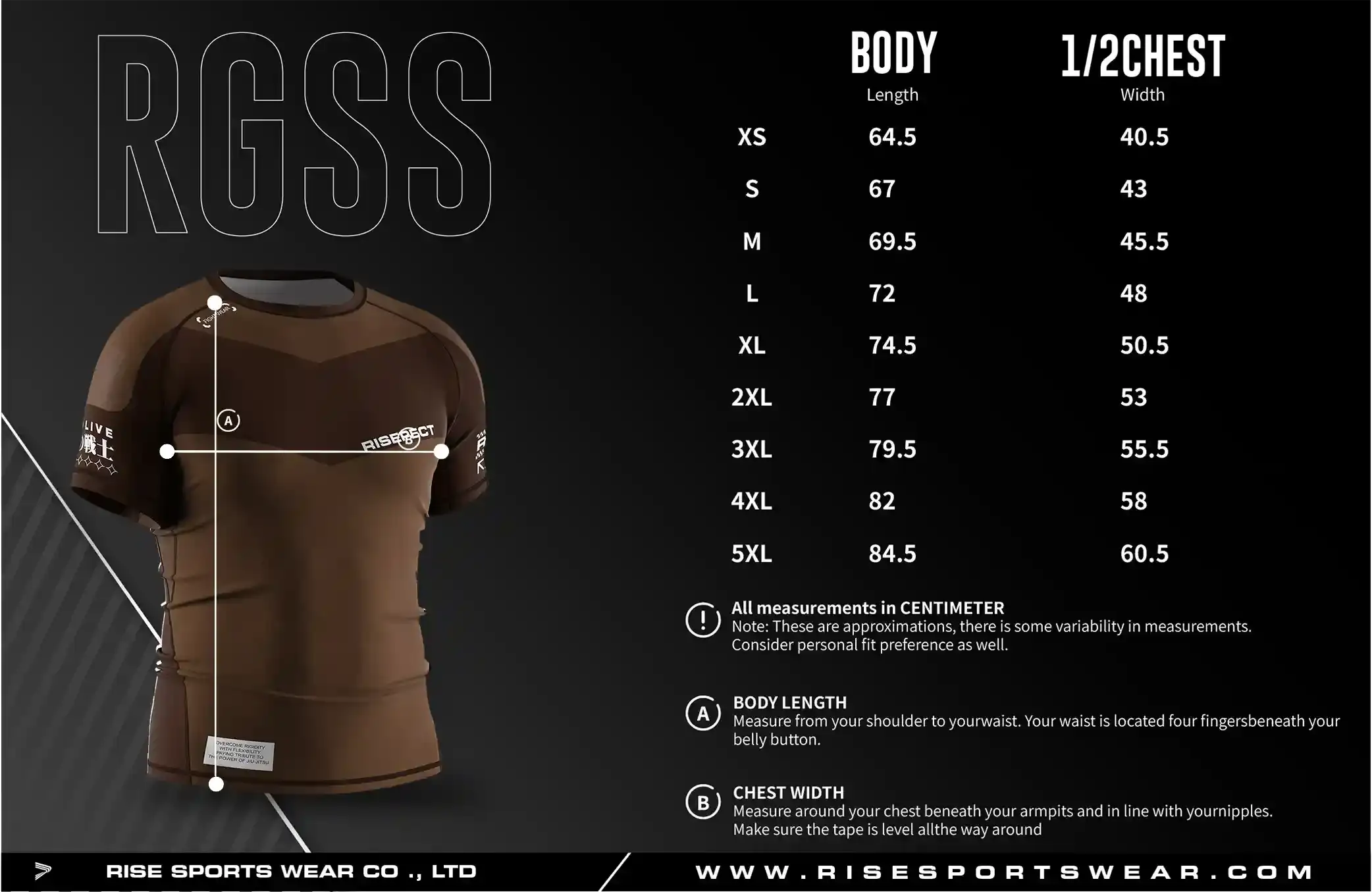 Men's Size Chart