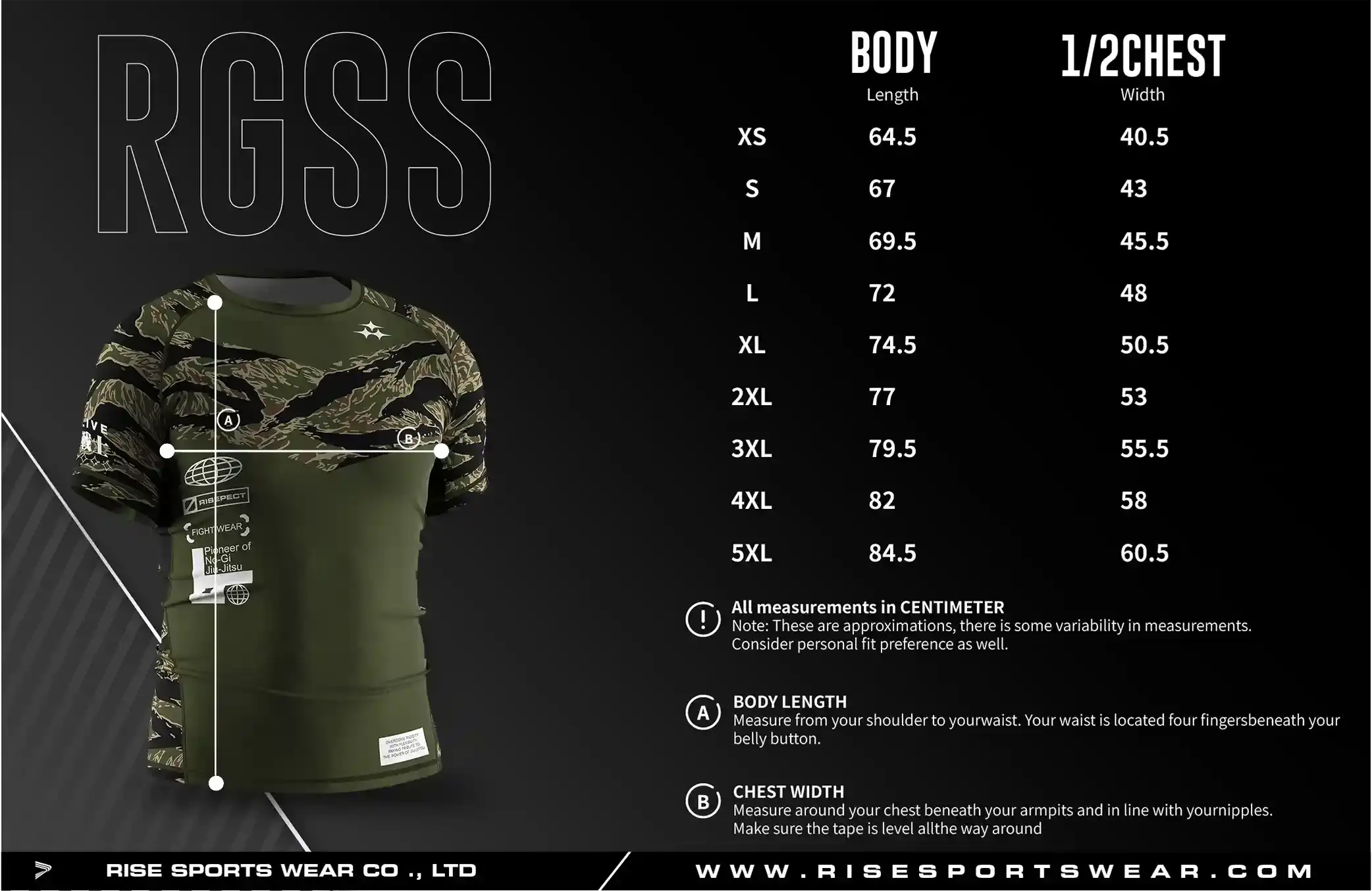 Men's Size Chart