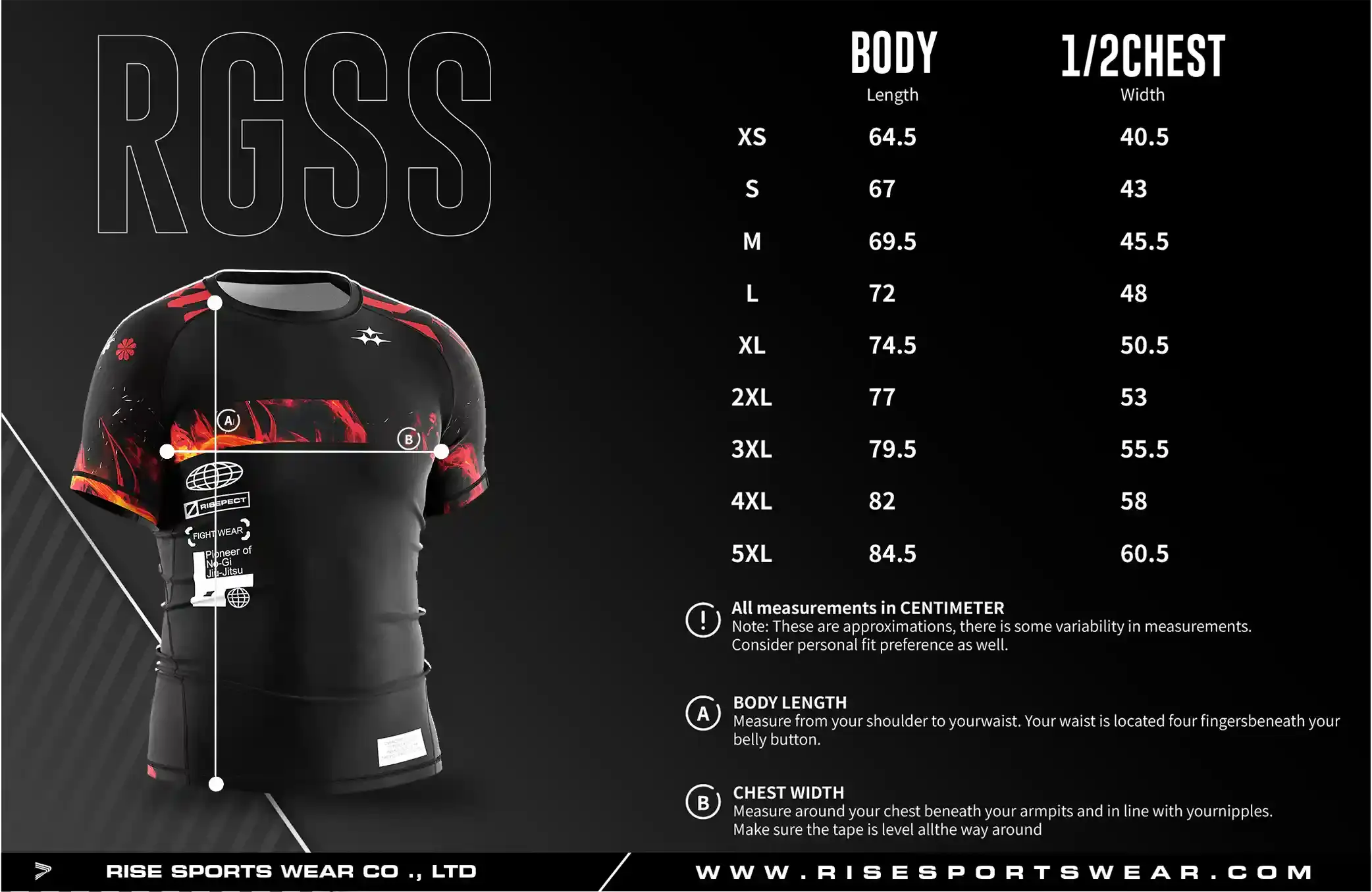 Men's Size Chart