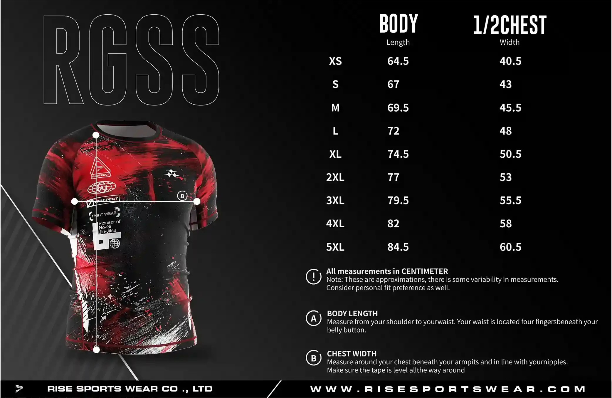 Men's Size Chart