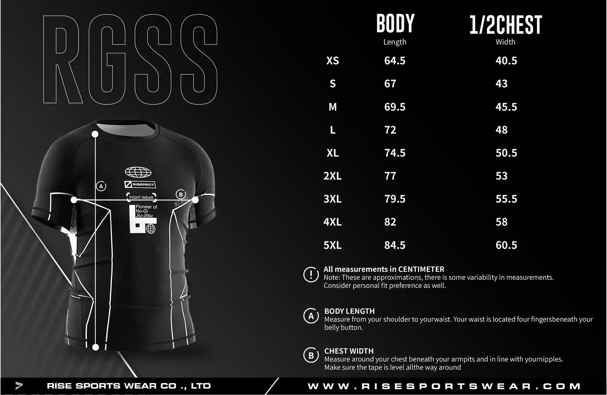 Men's Size Chart