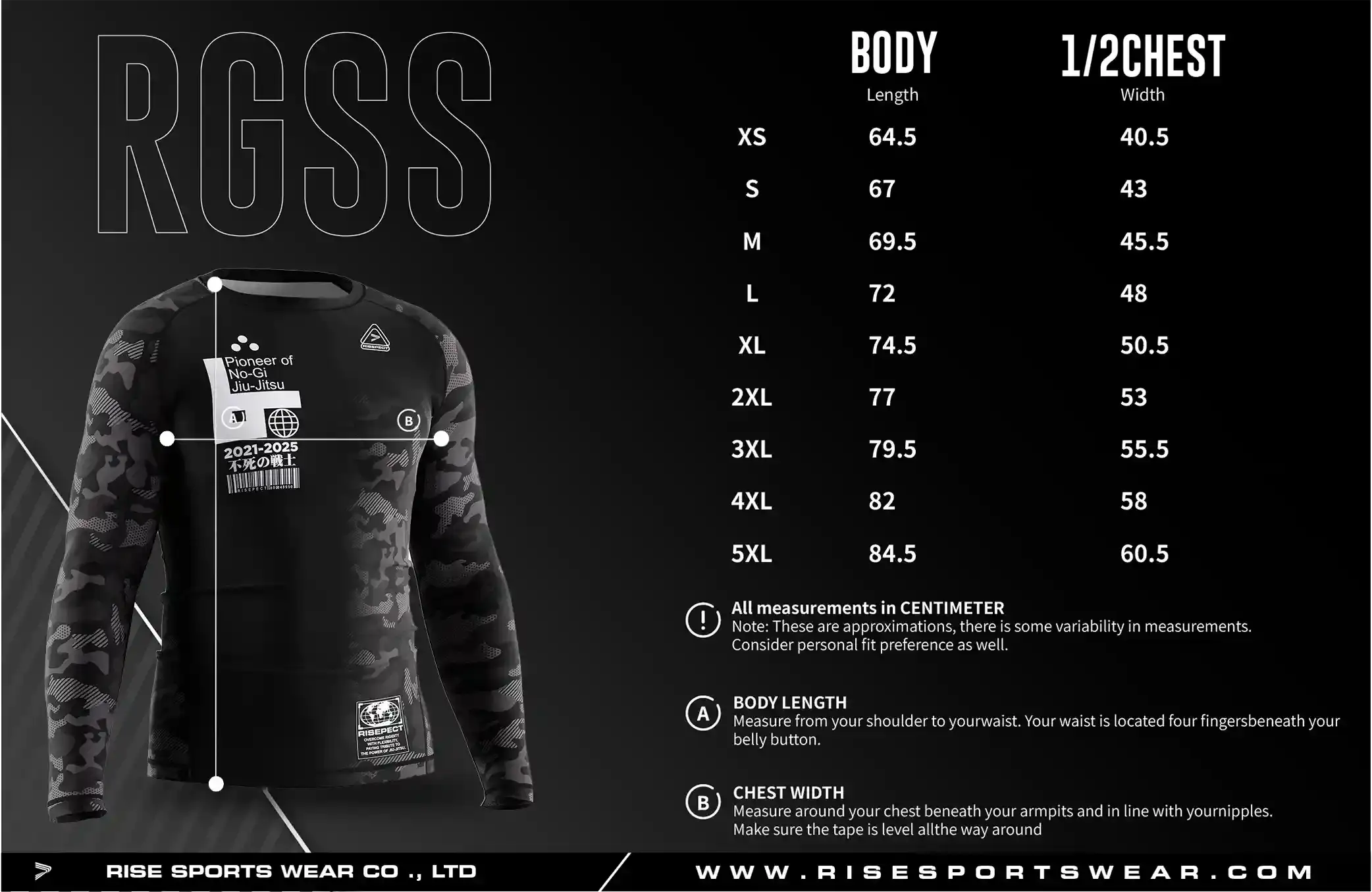 Men's Size Chart
